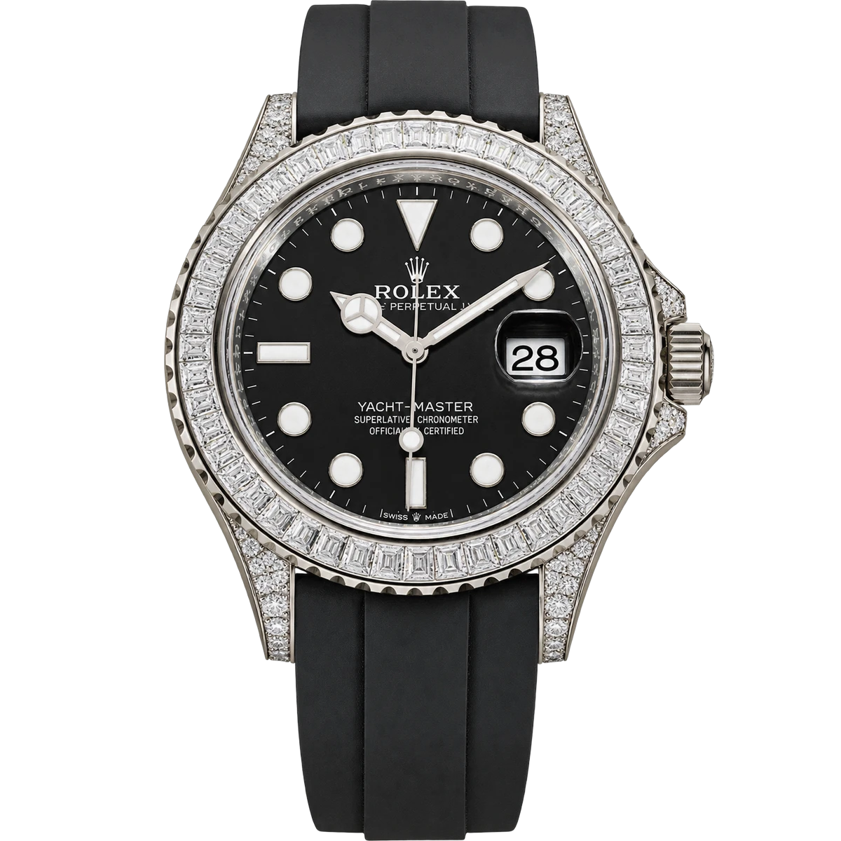 Rolex Yacht Master 226679TBR Weißgold 42mm Schwarzes Zifferblatt Herrenuhr
