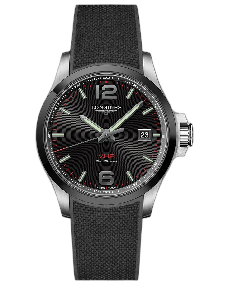 Longines Conquest VHP L37294569 43MM Black Dial Stainless Steel