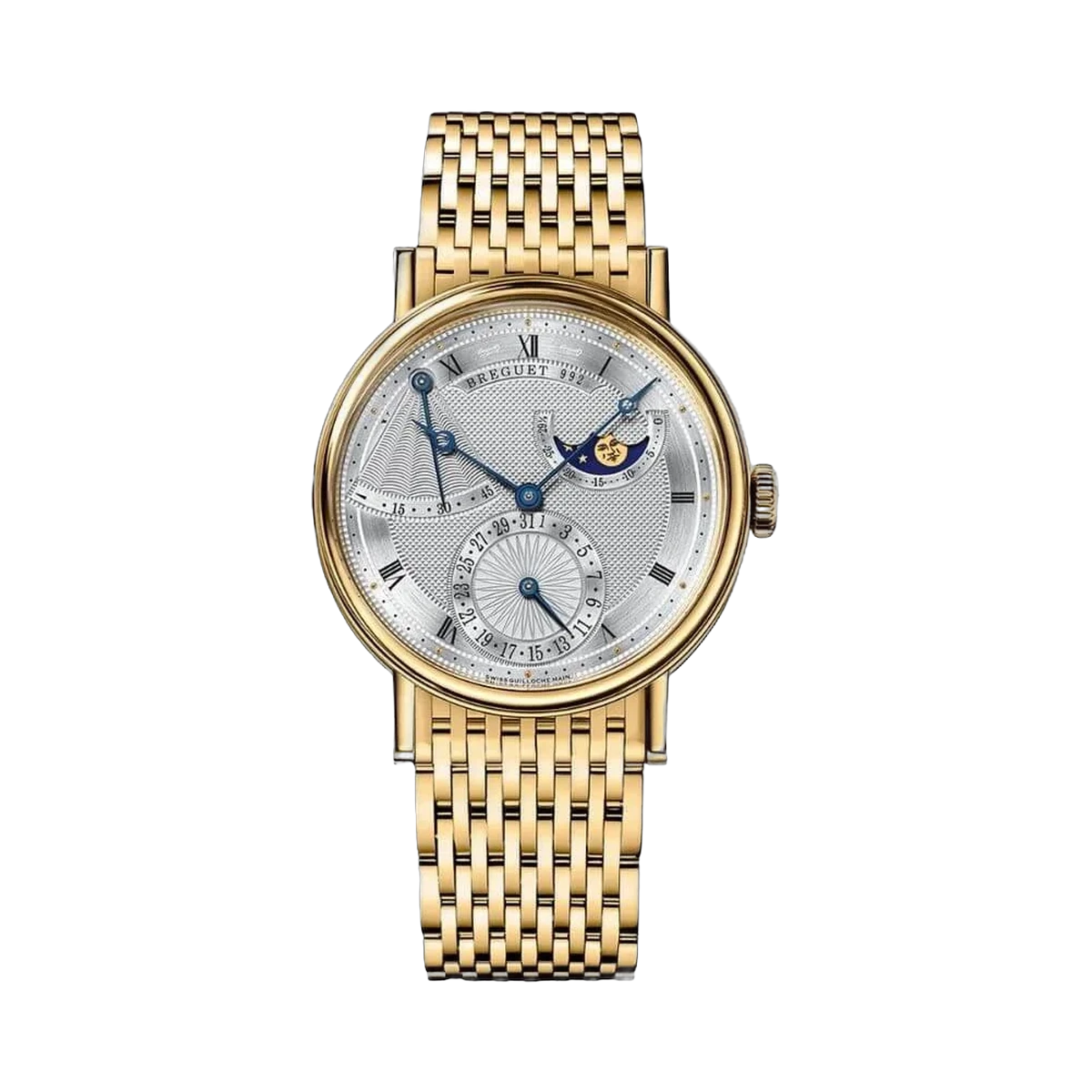 Breguet Classique 7137BA/11/AV0 Automatik-Uhr mit Gangreserve, silbernem Zifferblatt, 39 mm, Unisex