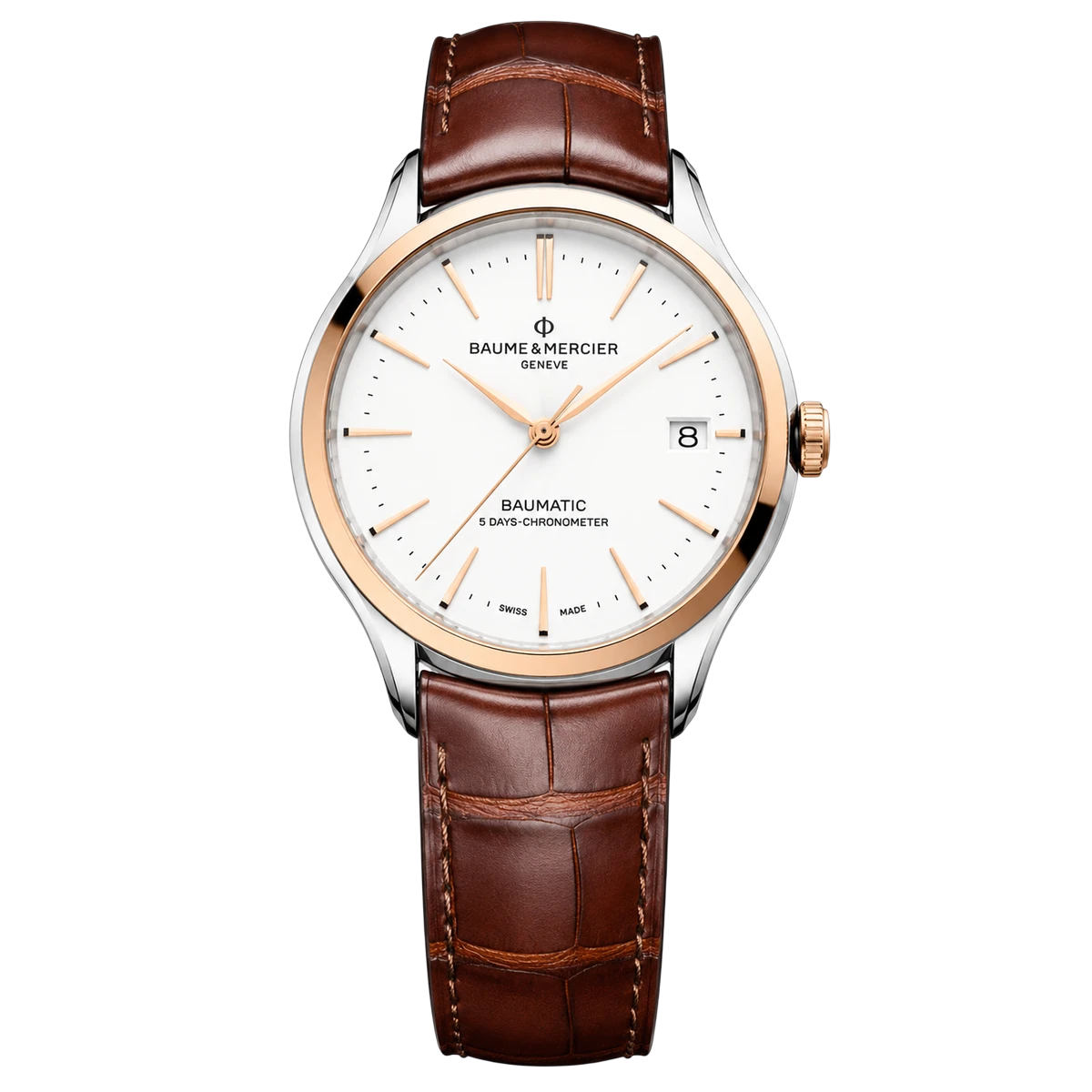 Baume & Mercier Clifton M0A10519 Automatic 40mm White Dial Stainless Steel