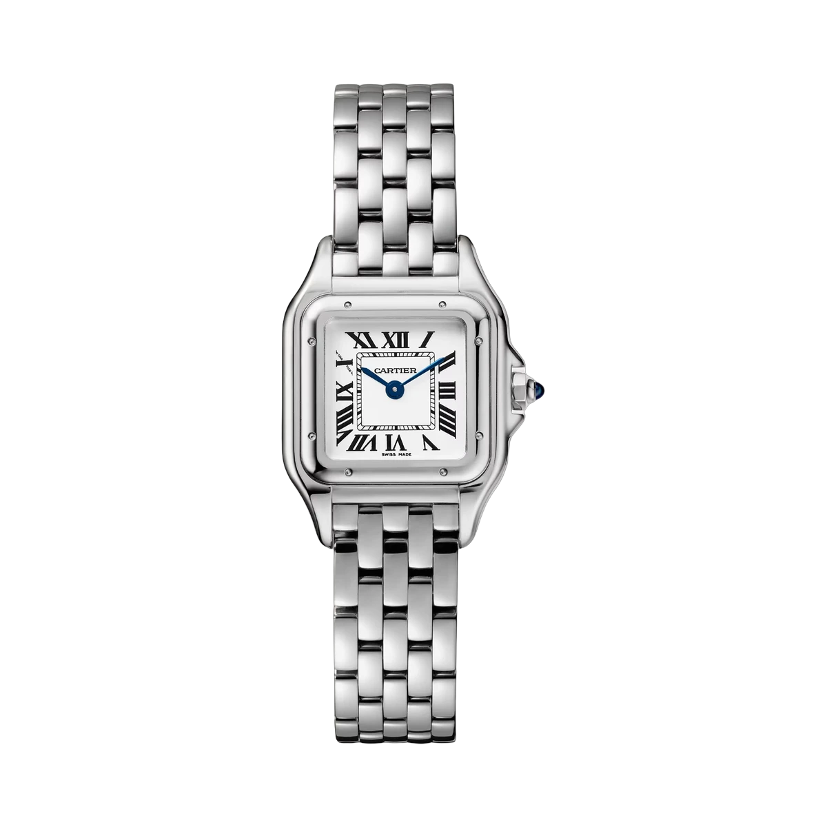 Cartier Panthere WSPN0013 Silver Dial Quartz 23x30mm Stainless Steel