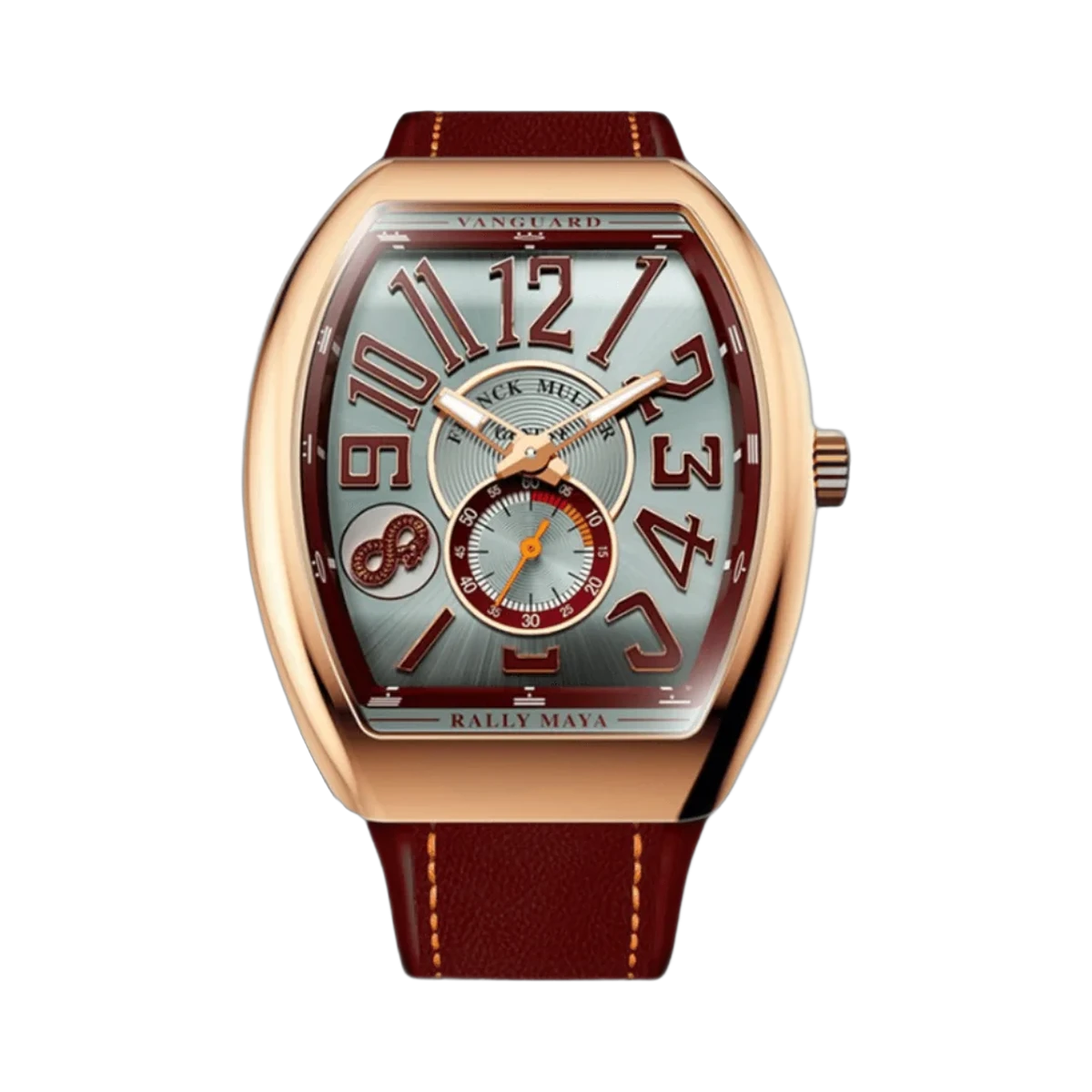 Franck Muller Vanguard V 41 S S6 AT FO 5N BO Automatique Rally Maya Limited Edition 41mm Silbernes Zifferblatt Unisex-Uhr