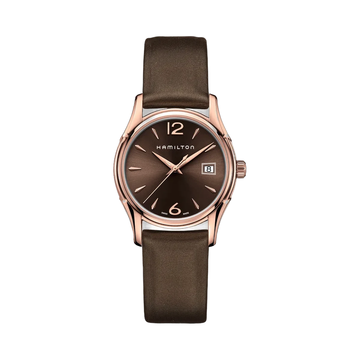Hamilton Jazzmaster H32341975 Stainless Steel 34mm Brown Dial Ladies Watch