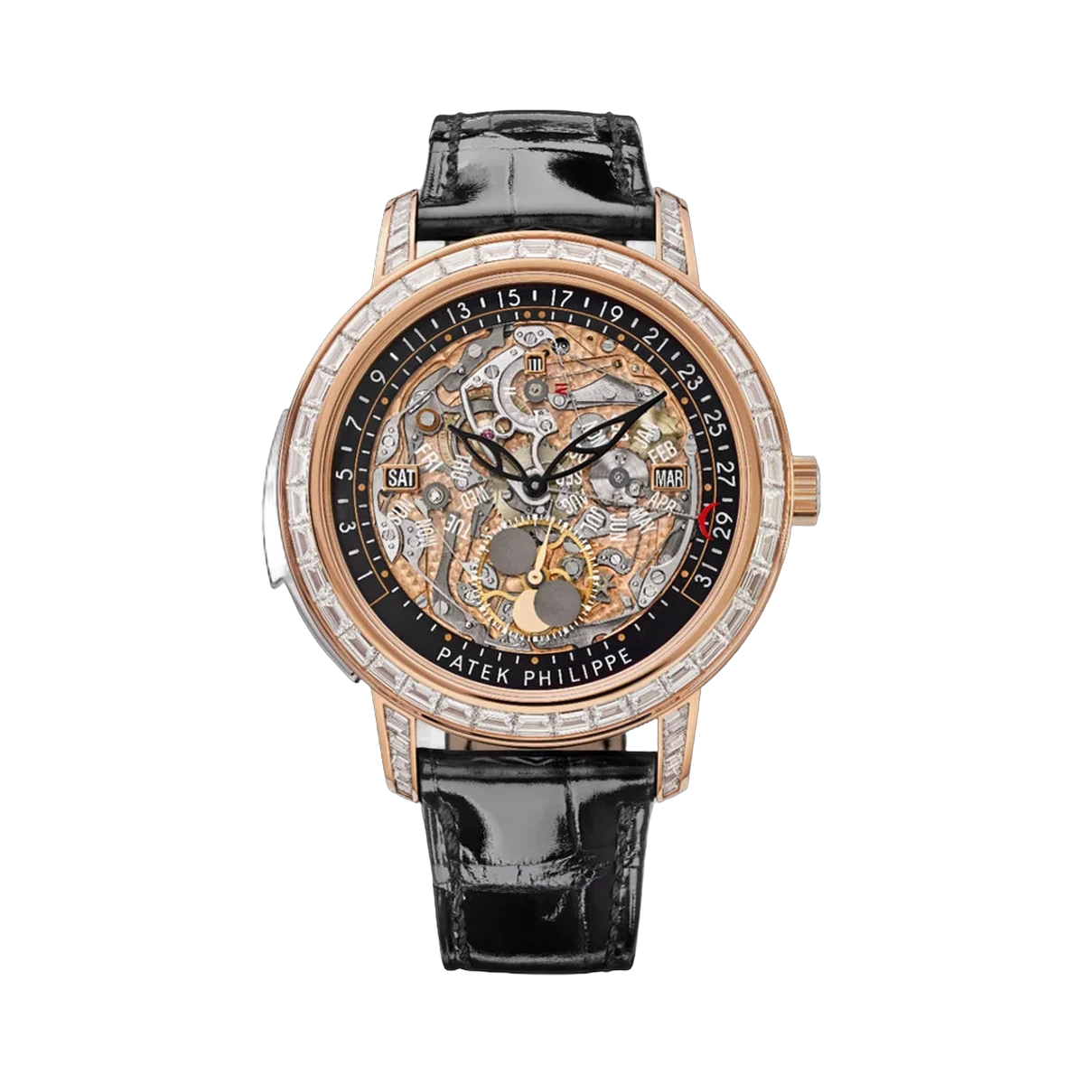 Patek Philippe Grand Complications 5304/301R-001 Minute Repeater & Perpetual Calendar, Haute Joaillerie with Diamonds Rose Gold 43mm Men's Watch