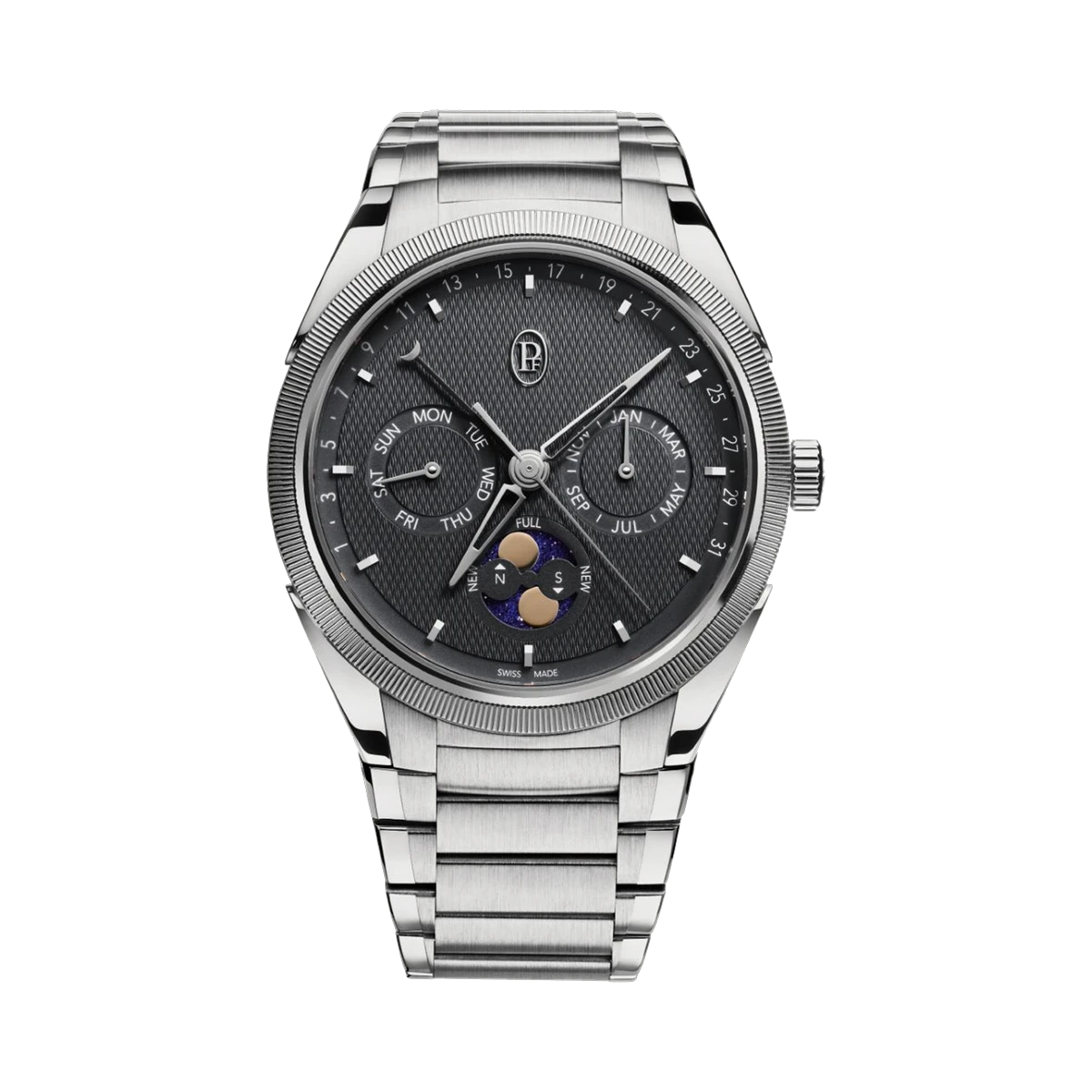 Parmigiani Fleurier Tonda PF Gregorian Annual Calendar PFC907-1020001-100182 42mm Stainless Steel & Platinum