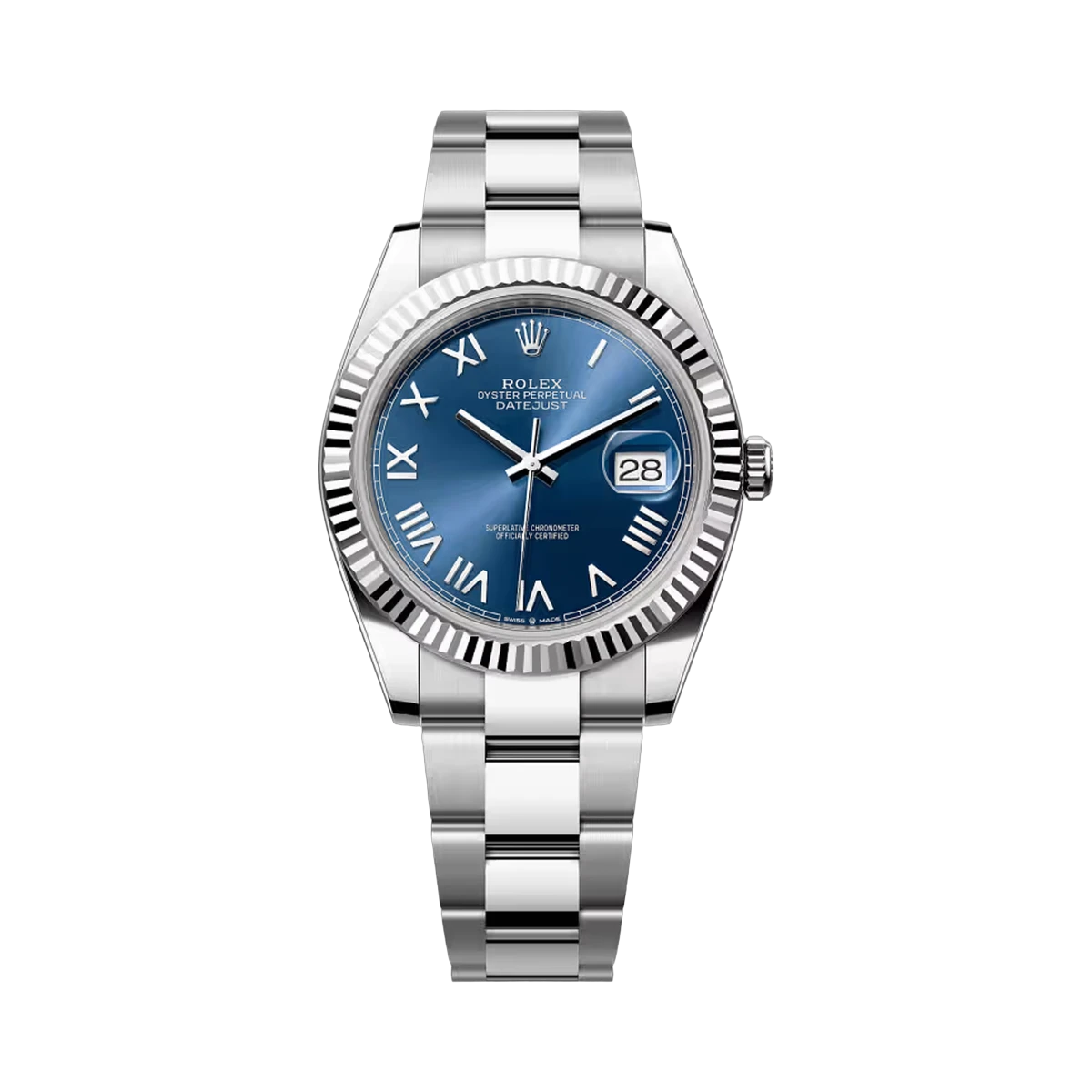 Rolex Datejust 126334 BLRO Blue Roman 41mm Men's Watch