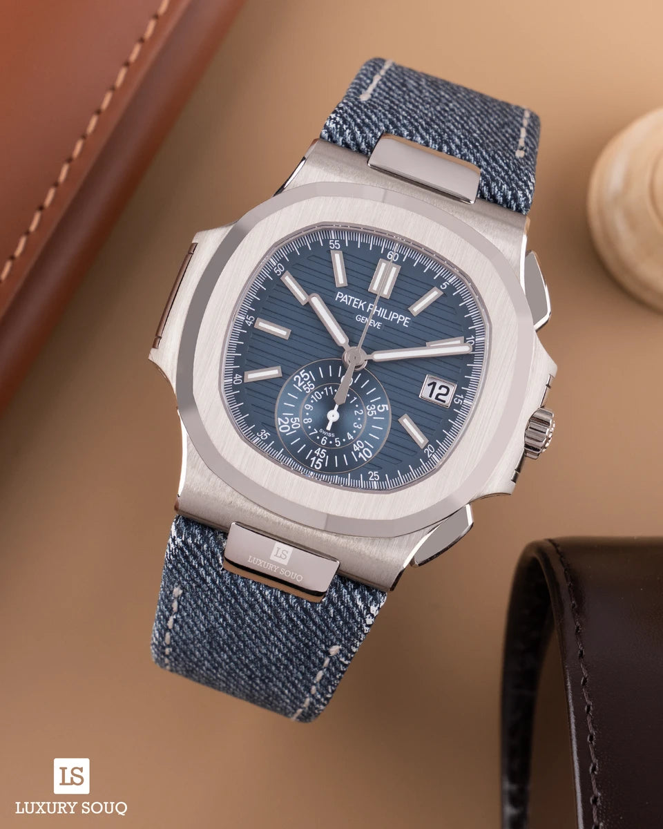 Patek Philippe Nautilus self-winding 5980/60G-001 Blue Dial – additional product photo 2