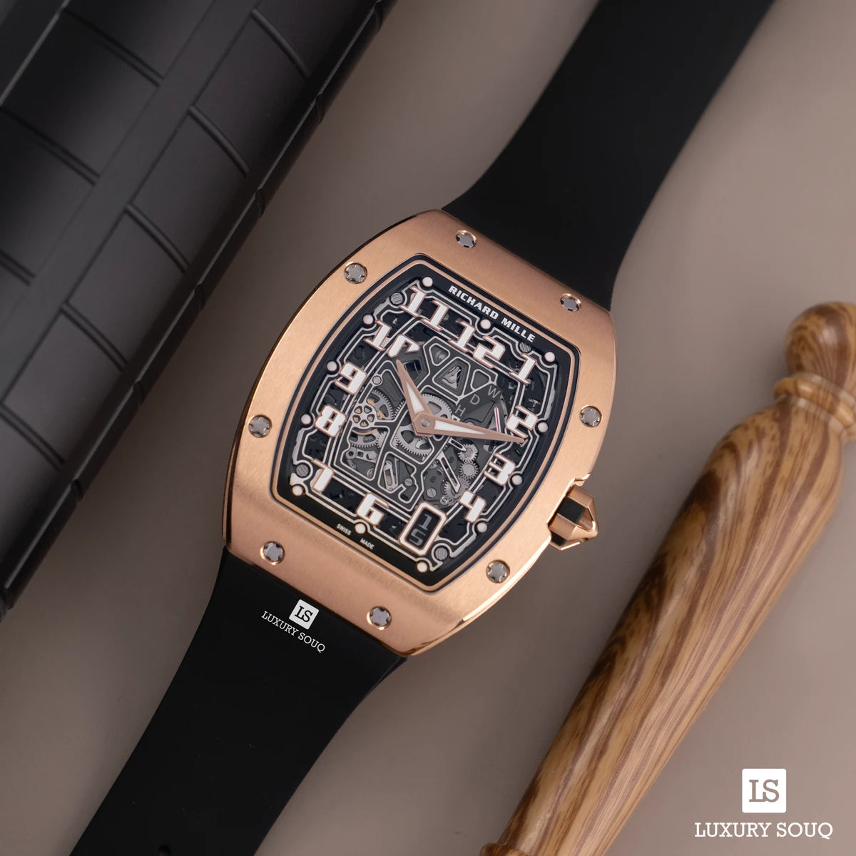 Richard Mille RM 67-01 Rose Gold Skeleton Dial