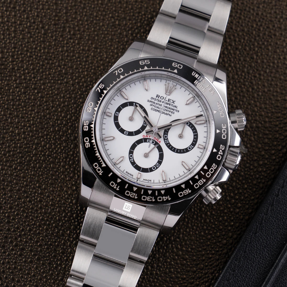 Rolex Cosmograph Daytona 126500LN-0001 Oystersteel Automatik Weißes Panda Index Zifferblatt