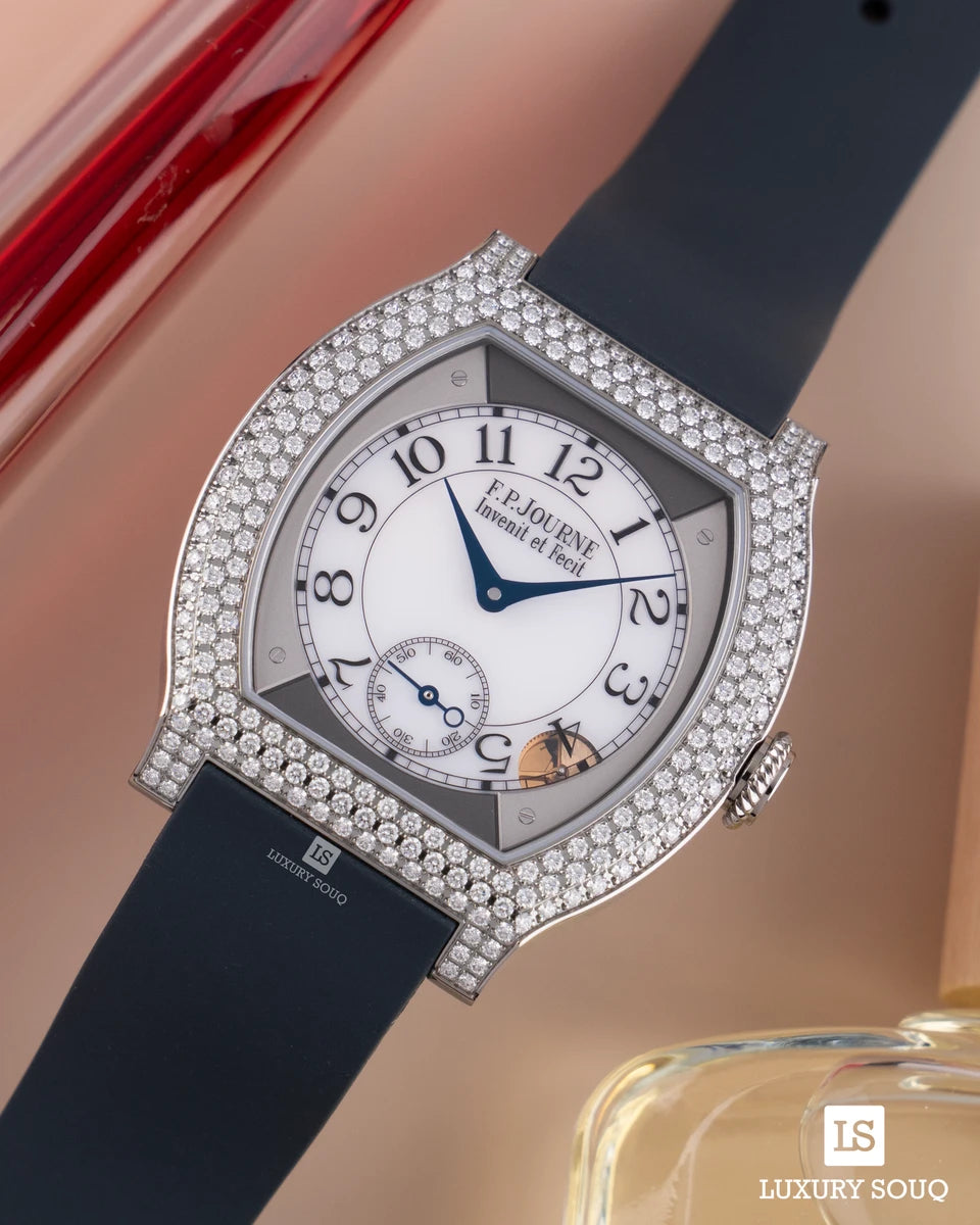 F.P. Journe Élégante 40 Flat Tortue Titanium Set With Diamonds ELT