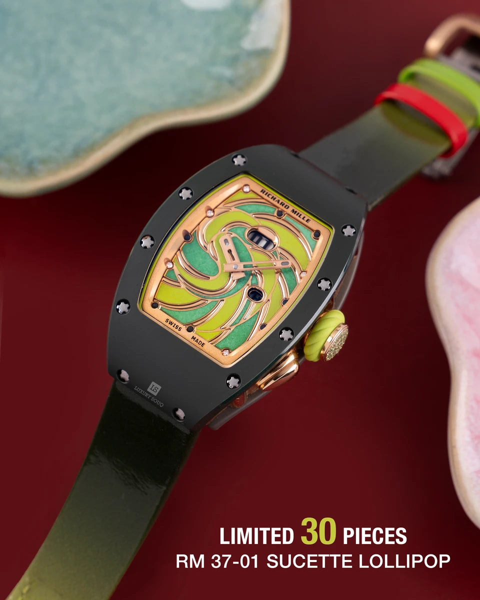 Richard Mille Rm 37-01 Sucette Automatic Winding Bonbon Green Dial