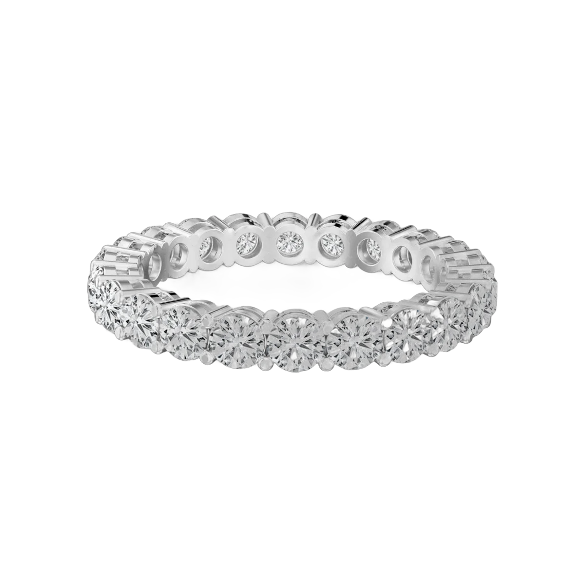 RD. Eternity Band-10 Pointer- 2.20CTS-HRD-F-G/VVS-VS,75710R,Total Wt - 3.20gm – additional product photo 2