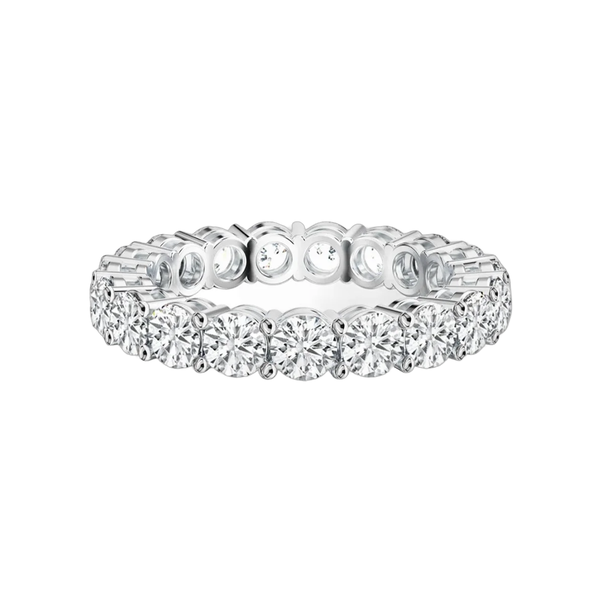 RD. Eternity Band-15 Pointer-2.85CTS-HRD-F-G/VVS-VS,75815R,Total Wt - 3.74gm – additional product photo 2
