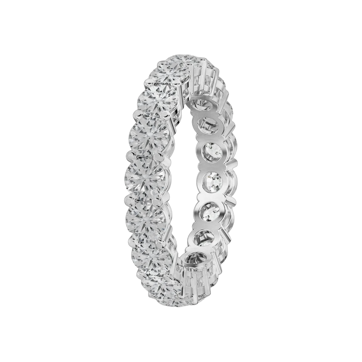 RD. Eternity Band-20 Pointer-3.62CTS-HRD-F-G/VVS-VS,67420R,Total Wt - 4.21gm
