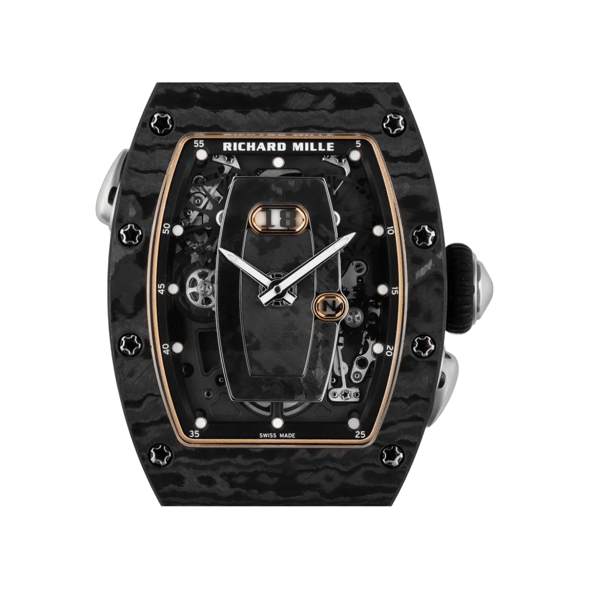 Richard Mille RM 037 TI-CA Automatic All black Carbon TPT Dial – additional product photo 7