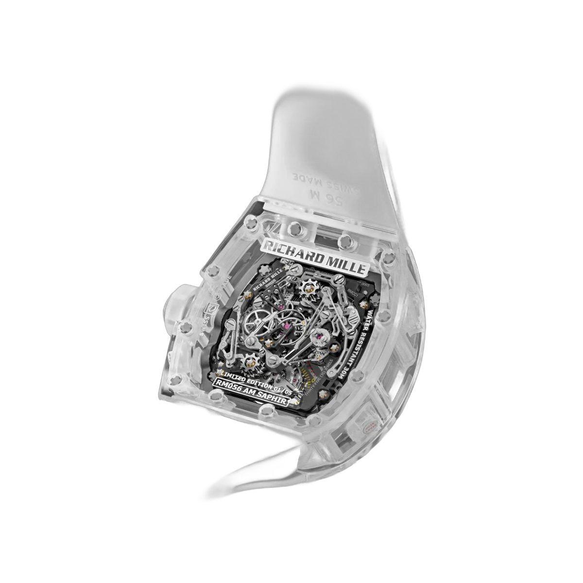 Richard Mille RM 056 Felipe Massa Tourbillon Split-Seconds Chronograph Sapphire Skeleton Dial 43mm Men's Watch – additional product photo 3