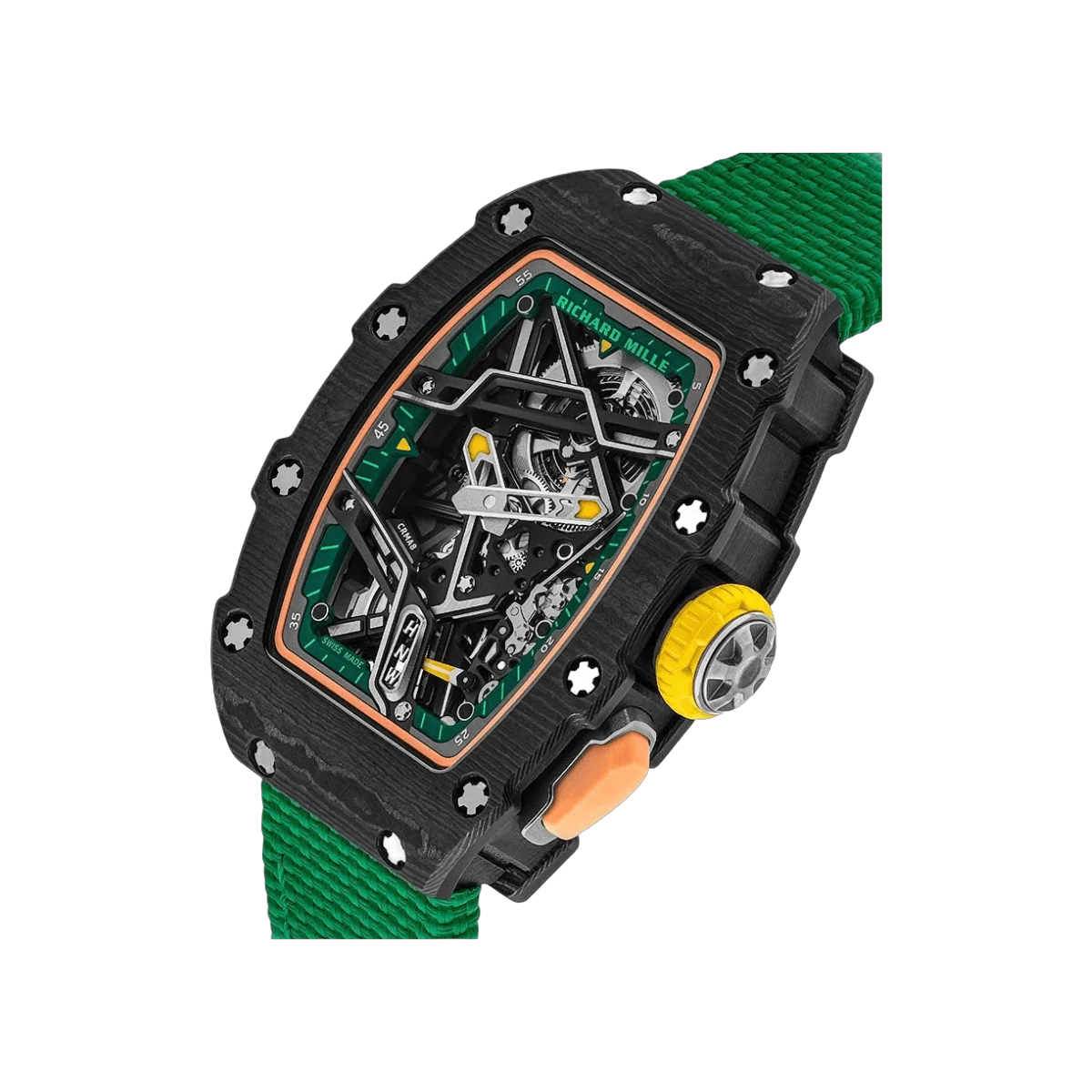 Richard Mille RM 07-04 Black Carbon TPT Automatic Sport 31mm Skeleton Dial Unisex Watch – additional product photo 3