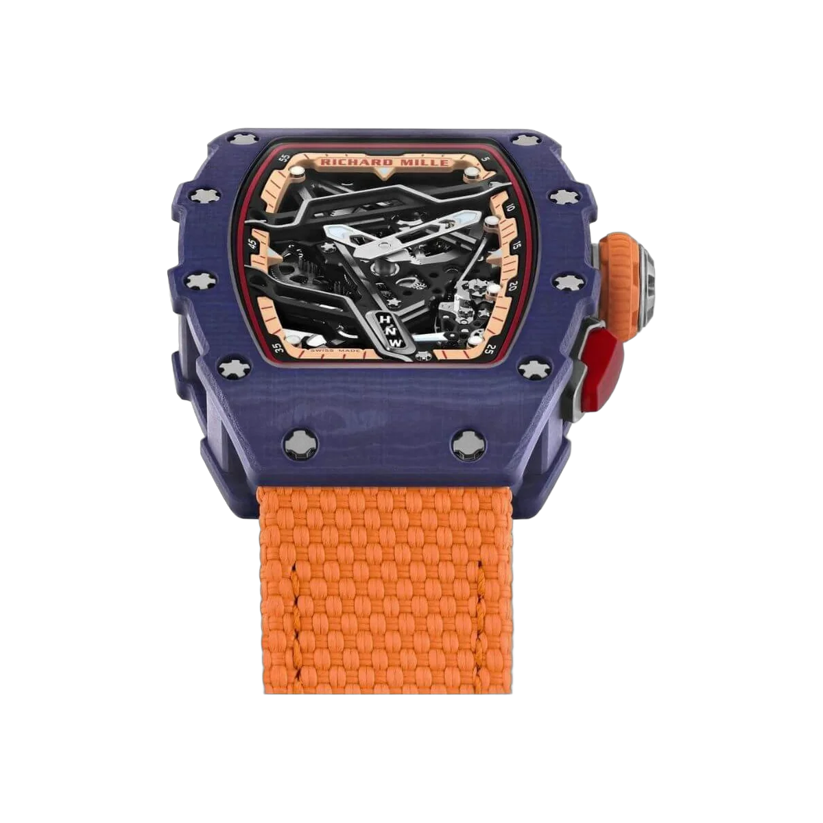 Richard Mille Rm 07-04 Navy Blue Automatic Sport Quartz Tpt Skeleton Dial – additional product photo 4
