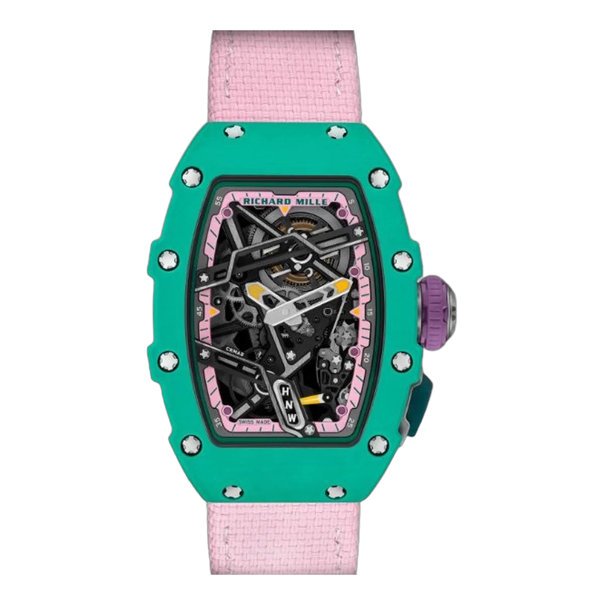 Richard Mille Rm 07-04 Teal Automatic Sport 30.50Mm X 44.95Mm Quartz Tpt