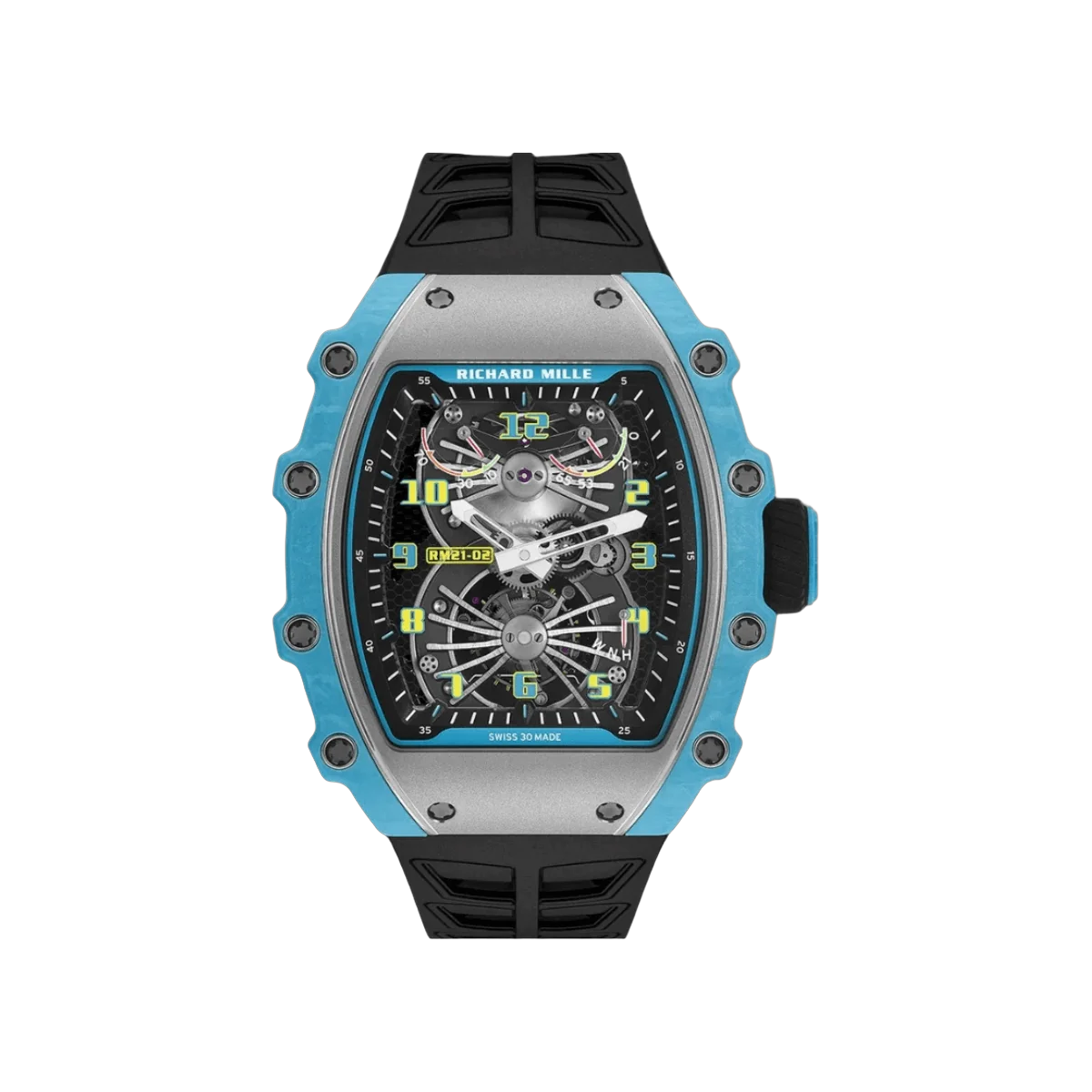 Richard Mille RM 21-02 Blue Manual Winding Tourbillon Aerodyne Limited 50 Pieces