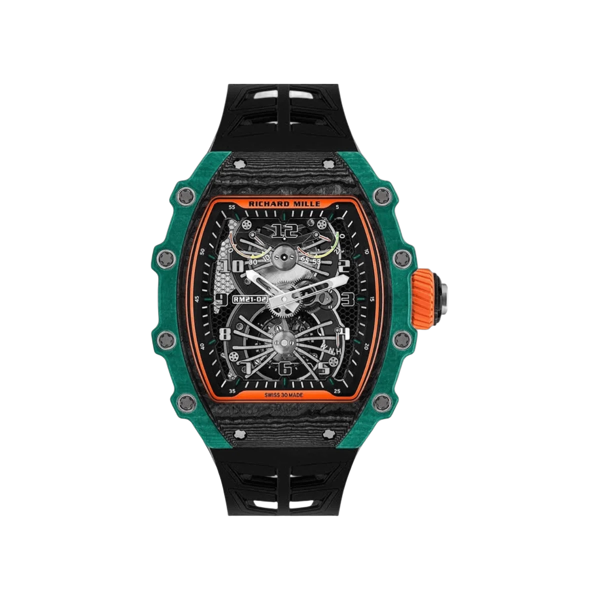 Richard Mille RM 21-02 Green Manual Winding Tourbillon Aerodyne Limited Edition 50 Pieces