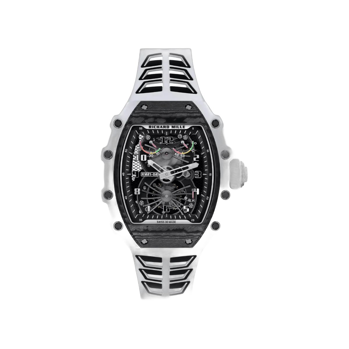 Richard Mille RM 21-02 White Manual Winding Tourbillon Aerodyne Limited Edition 50 Pieces