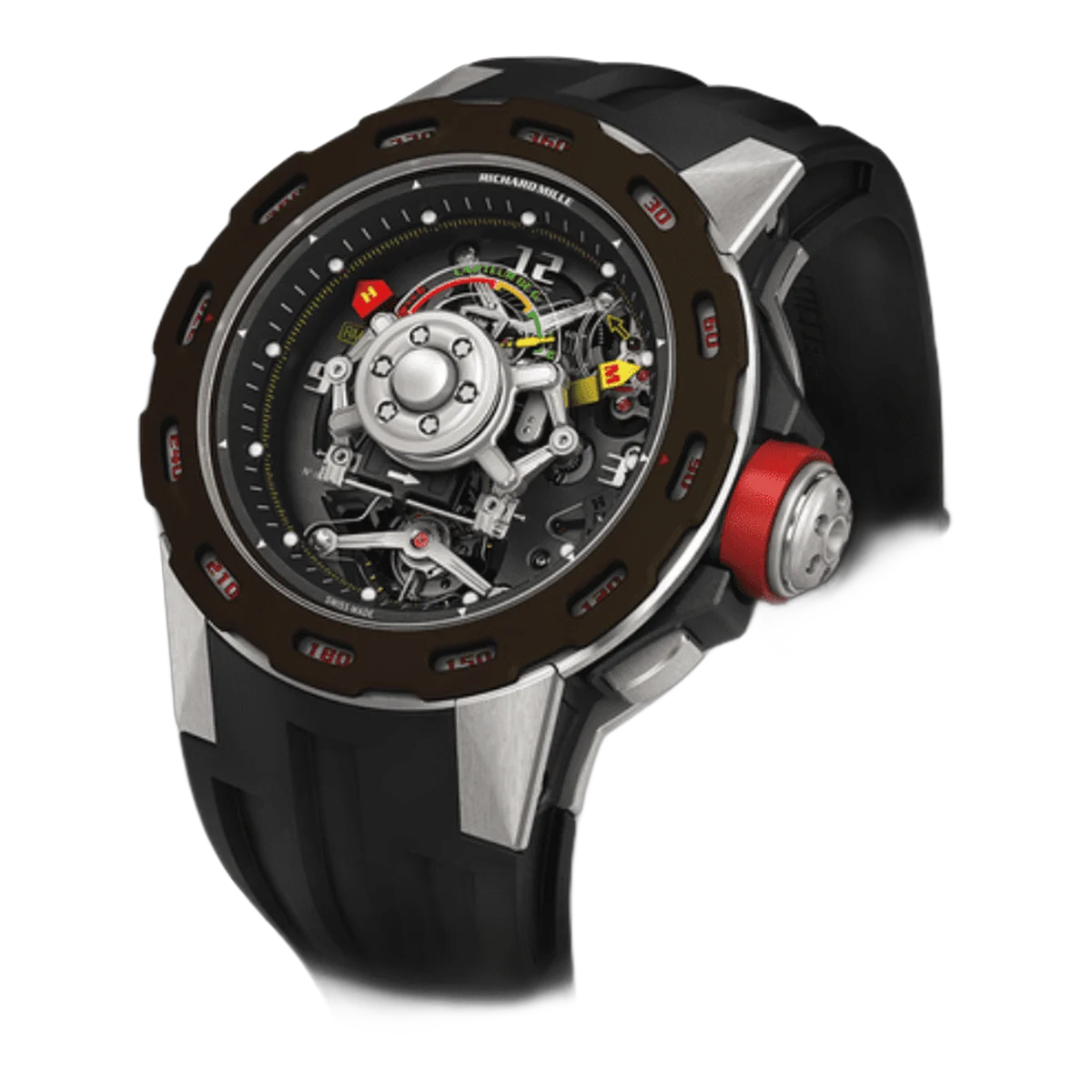 Richard Mille Rm 36-01 Manual Winding Tourbillon G-Sensor Open-Work Dial