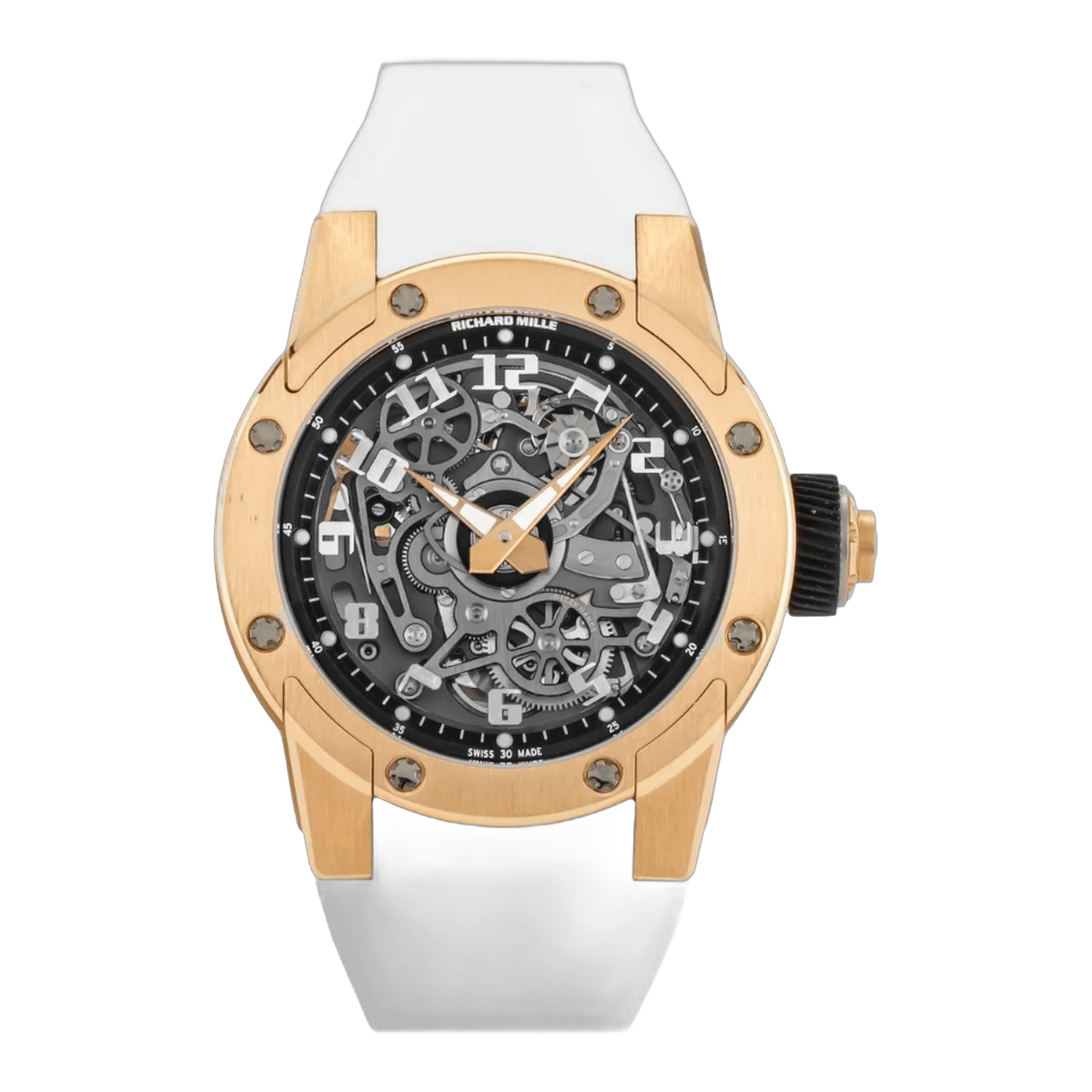 Richard Mille Rm 63-01 Dizzy Hands Skeleton Automatic Winding 18K Rose Gold & Titanium Black Rubber Strap – additional product photo 2