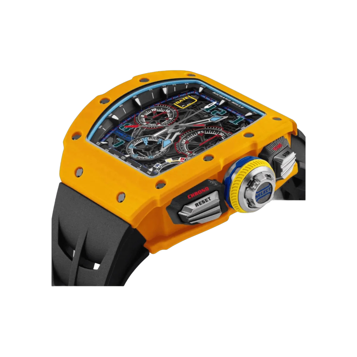 Richard Mille RM 65-01 Automatic Split-Seconds Chronograph Quartz TPT 45mm Skeleton Dial Mens Watch – additional product photo 3