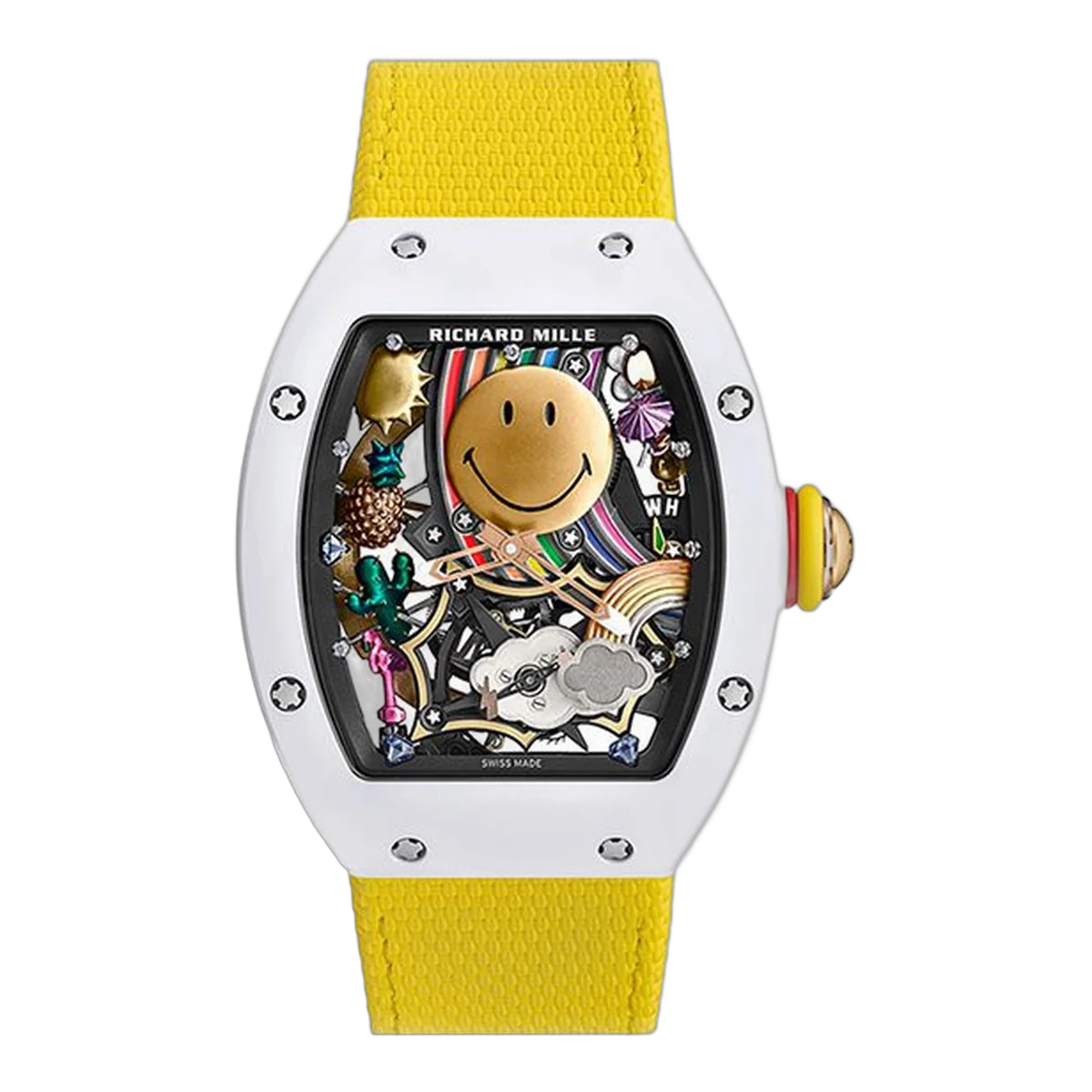 Richard Mille Rm 88 Automatic Winding Tourbillon Smiley Limited Edition Unisex Watch