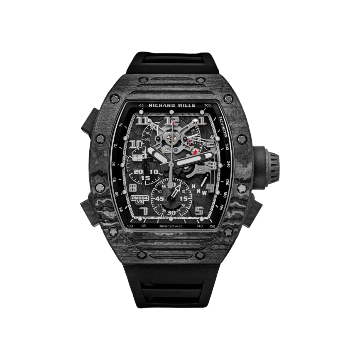 Richard Mille RM004 V3 CA Split Seconds Chronograph NTPT Carbon Limited 15 Pieces