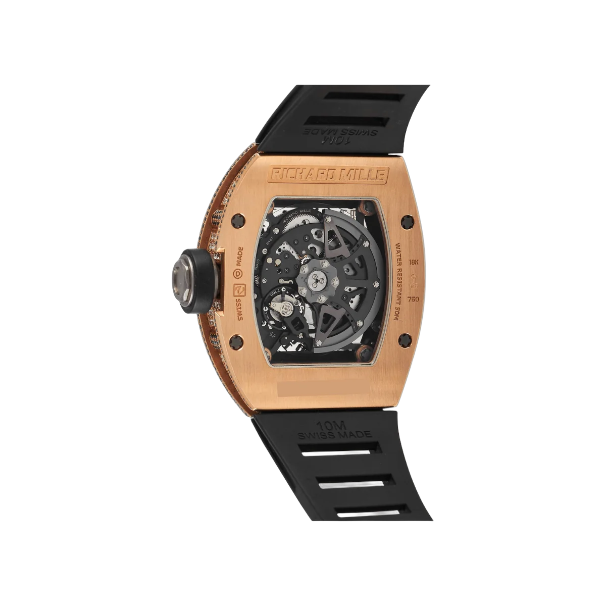 Richard Mille RM010 AH RG Rose Gold Diamond Bezel Skeleton Dial – additional product photo 3