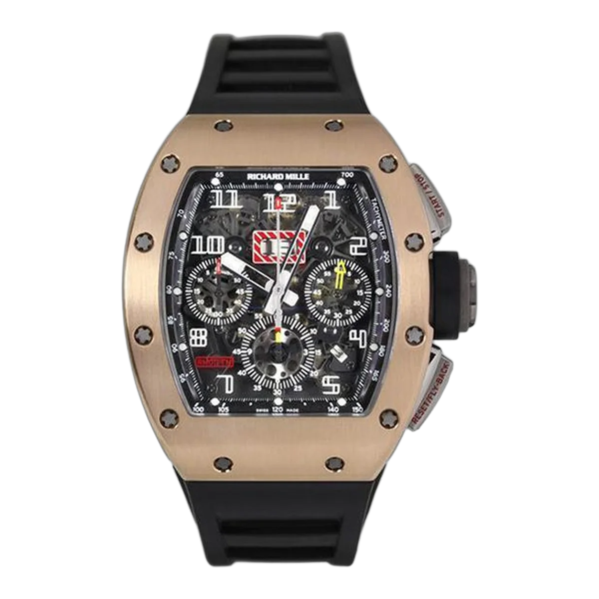 Richard Mille Rm011 Aj Rg Felipe Massa Automatic Flyback Chronograph 18Kt Rose Gold And Titanium Men's Watch
