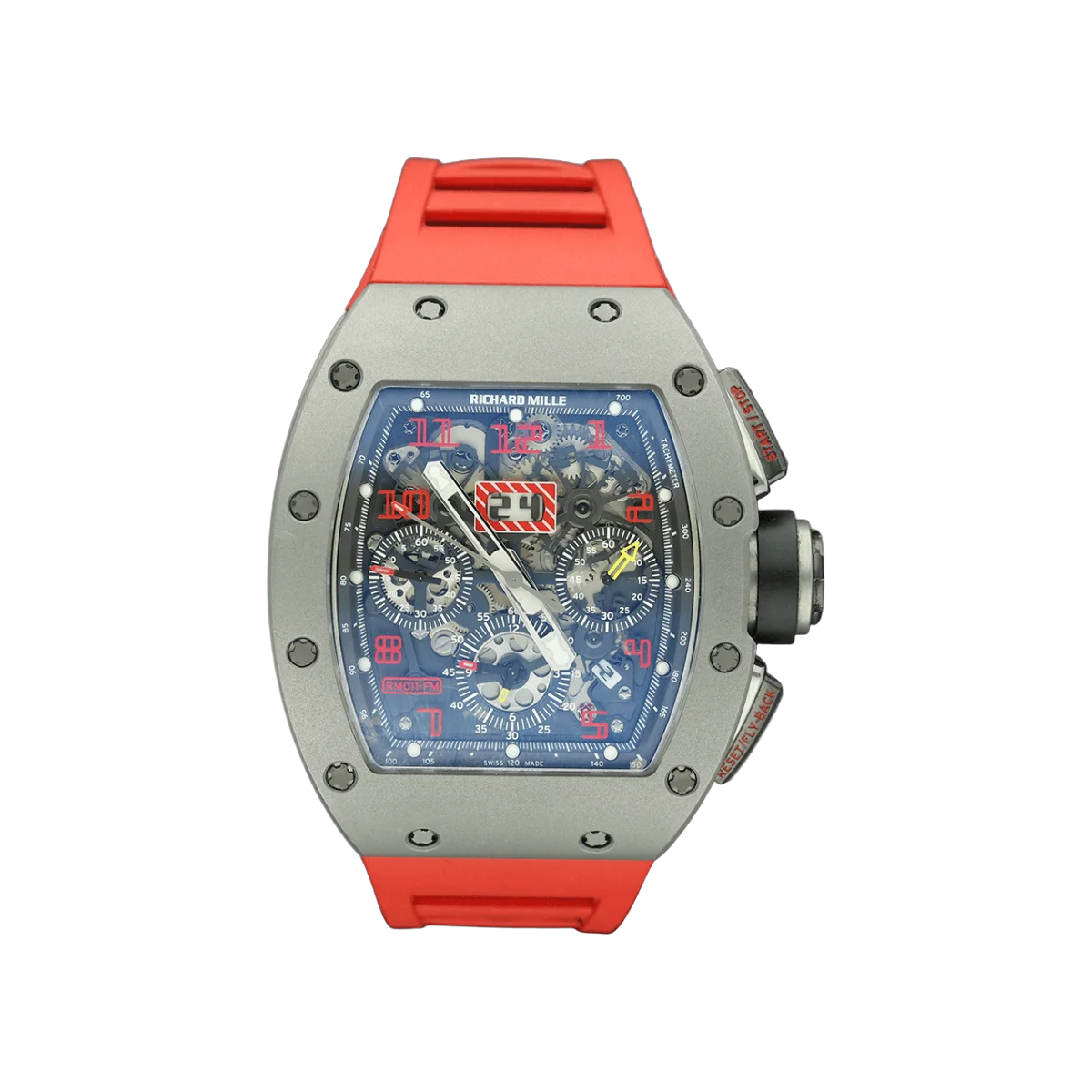 Richard Mille RM011 Felipe Massa Full Titanium SandBlast Edition Skeleton Dial