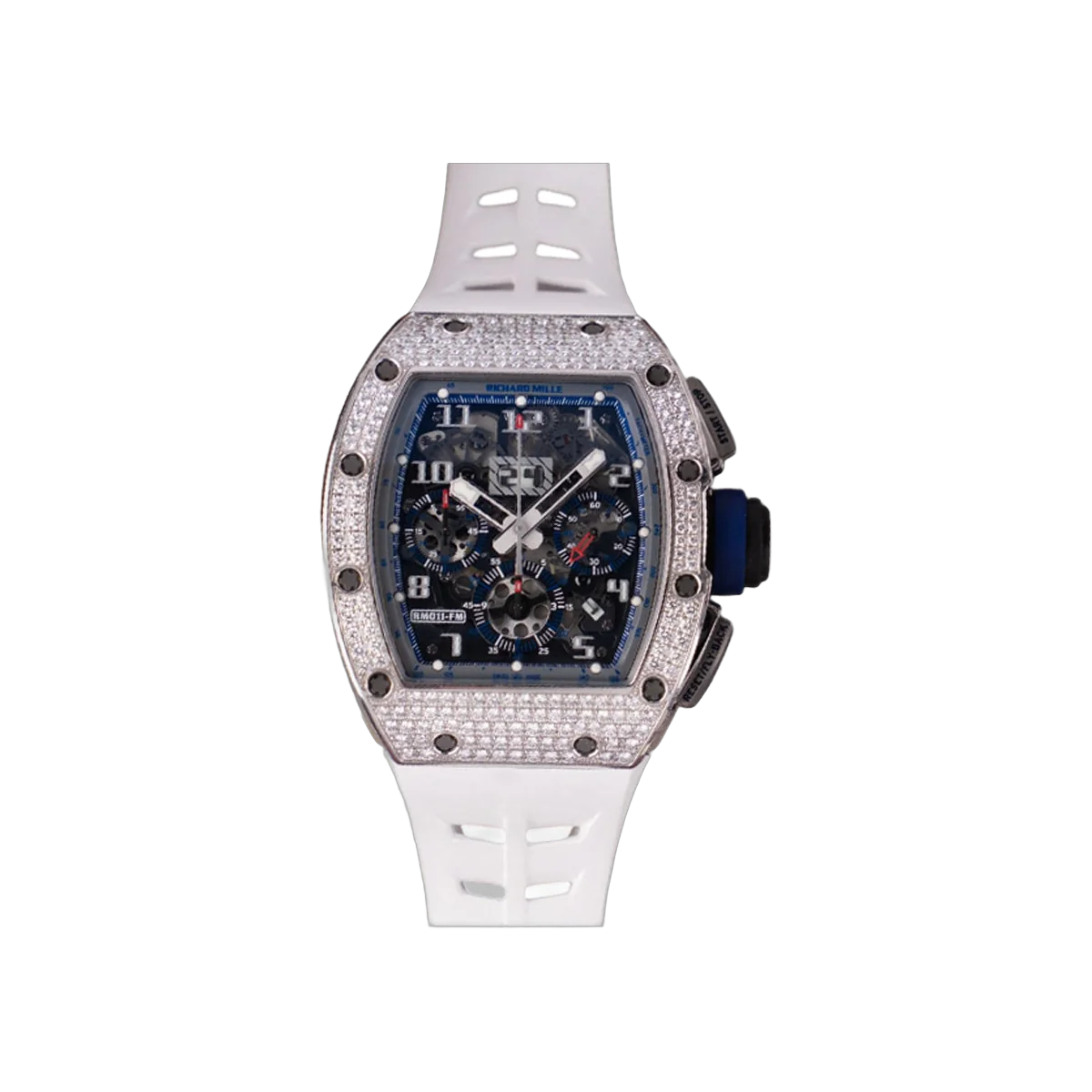 Richard Mille RM011 FM WG Full Setting Asia Edition Carbon TPT 40mm Men's Watch