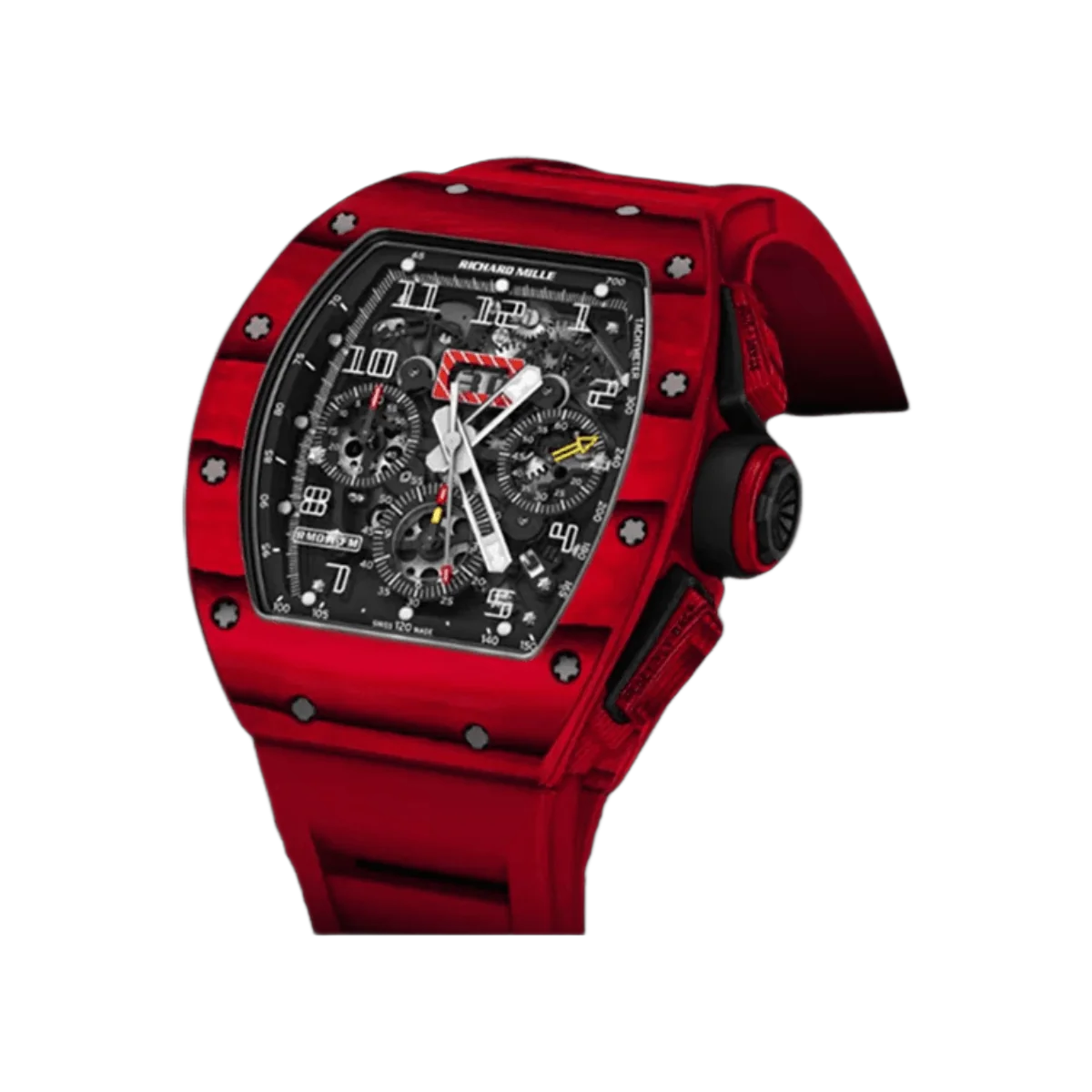 Richard Mille RM011 FQ Felipe Massa Red Tpt Quartz Automatic Flyback Chronograph