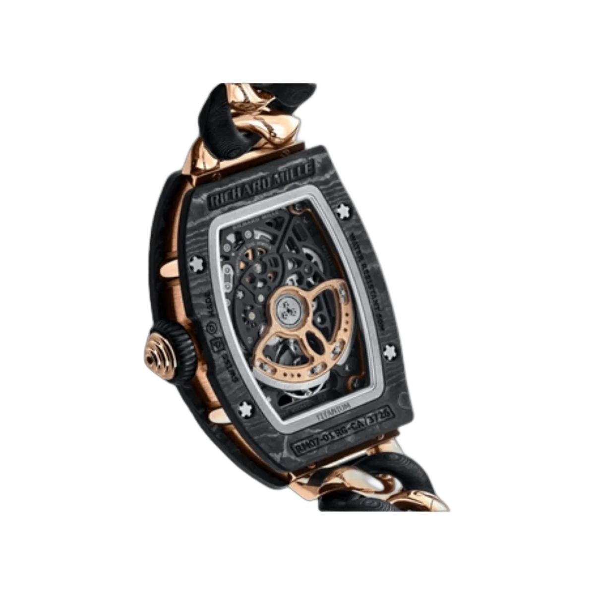 Richard Mille RM07-01 RG-CA Automatic Openlink RG & Carbon TPT Bracelet – additional product photo 2