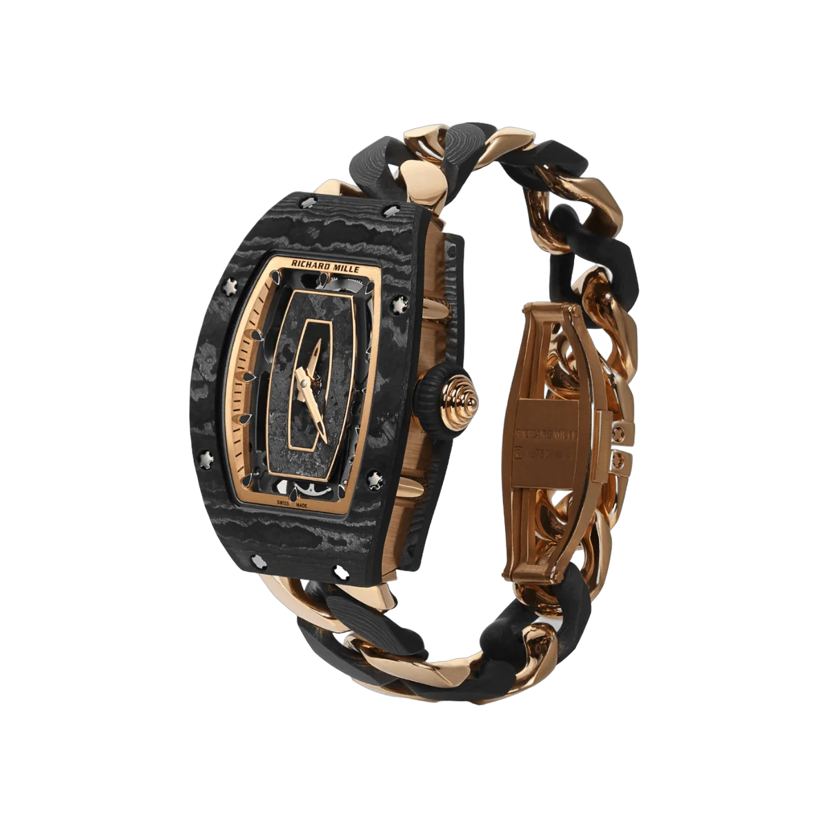 Richard Mille RM07-01 RG-CA Automatic Openlink RG & Carbon TPT Bracelet – additional product photo 4