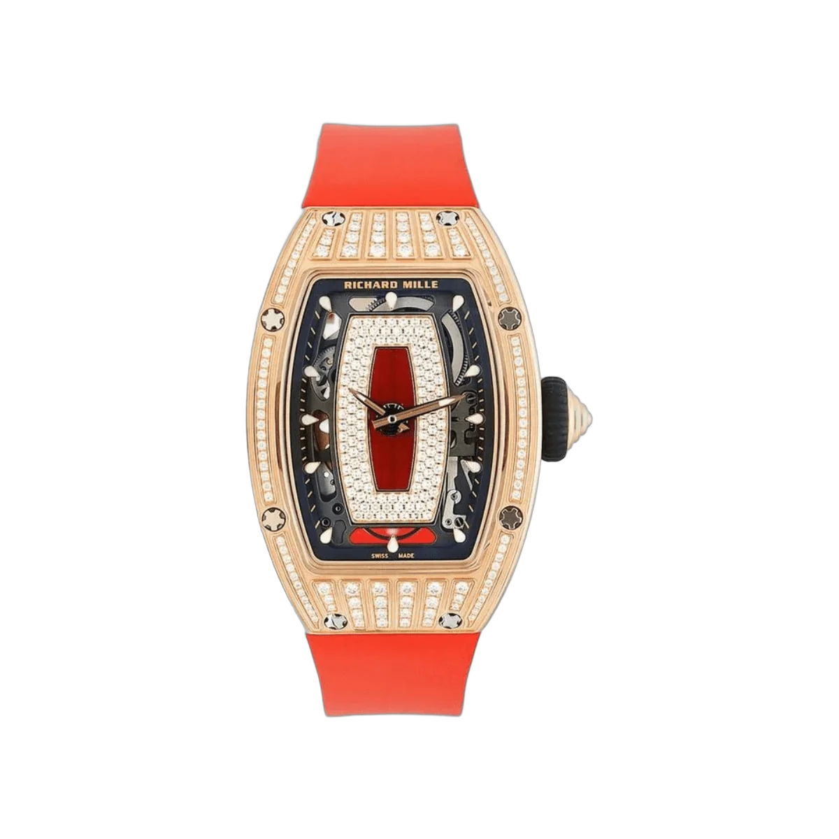 Richard Mille RM07-01 RG Rose Gold Diamond Jasper Dial