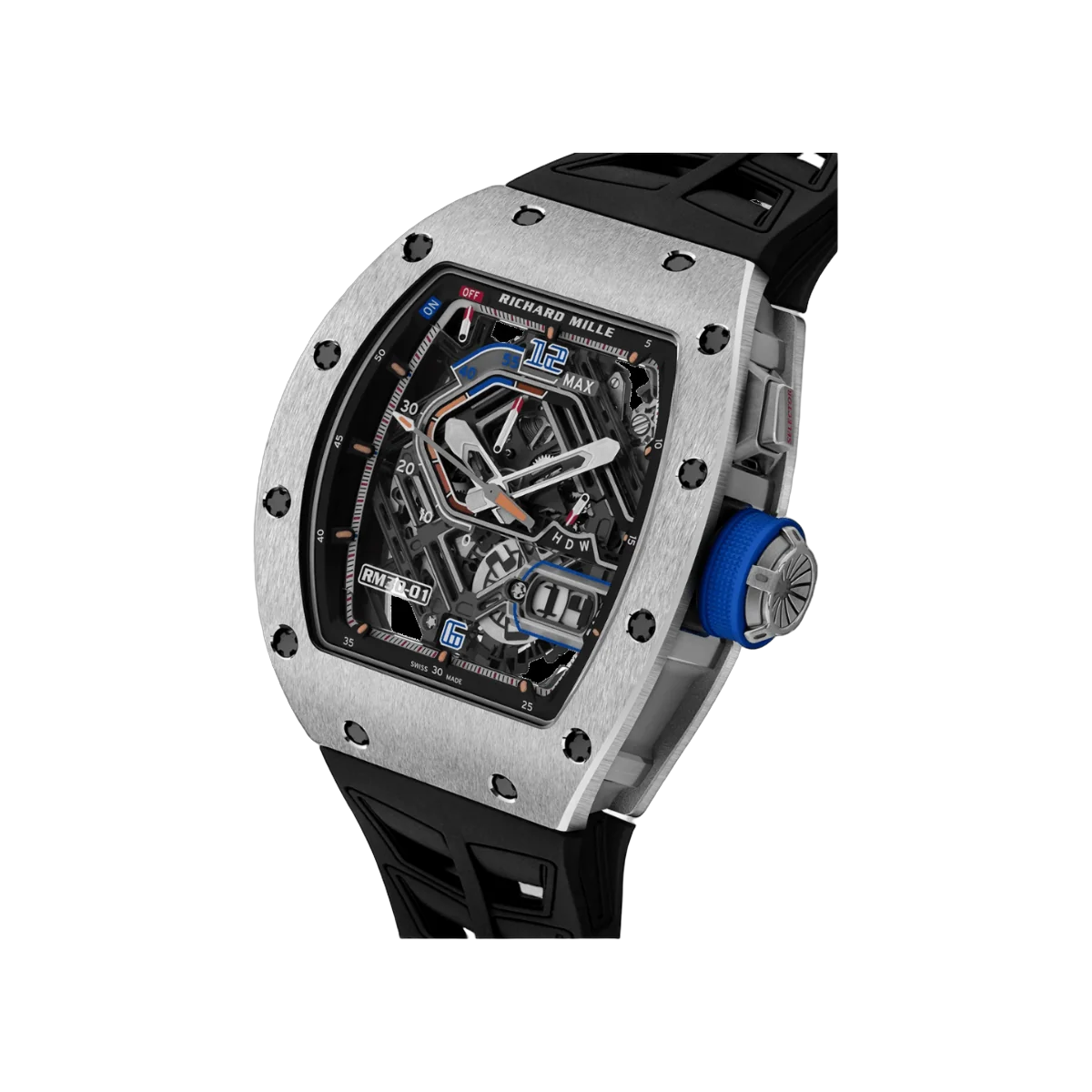 Richard Mille RM30-01 TI Automatic Winding with Declutchable Rotor Titanium 42mm Skeleton Dial Mens Watch – additional product photo 5