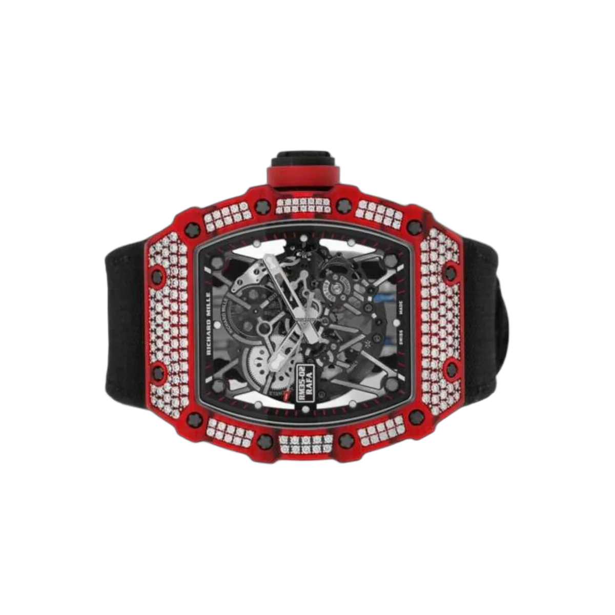 Richard Mille RM35-02 Rafael Nadal Diamond Red Quartz TPT Skeleton Dial – additional product photo 3