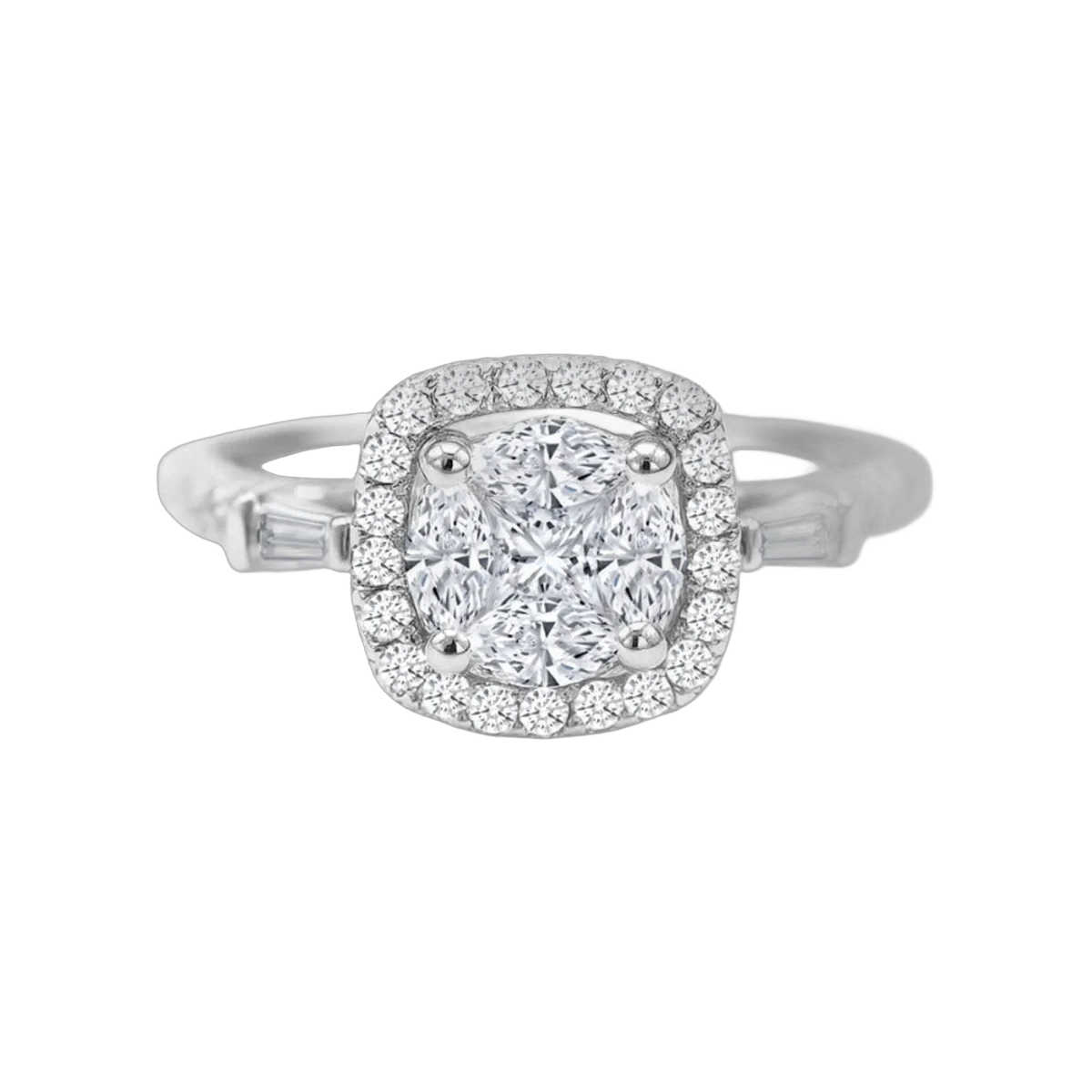 RING-0.86CTS-HRD-E-F/SI, 680RI,Total Wt - 3.60gm
