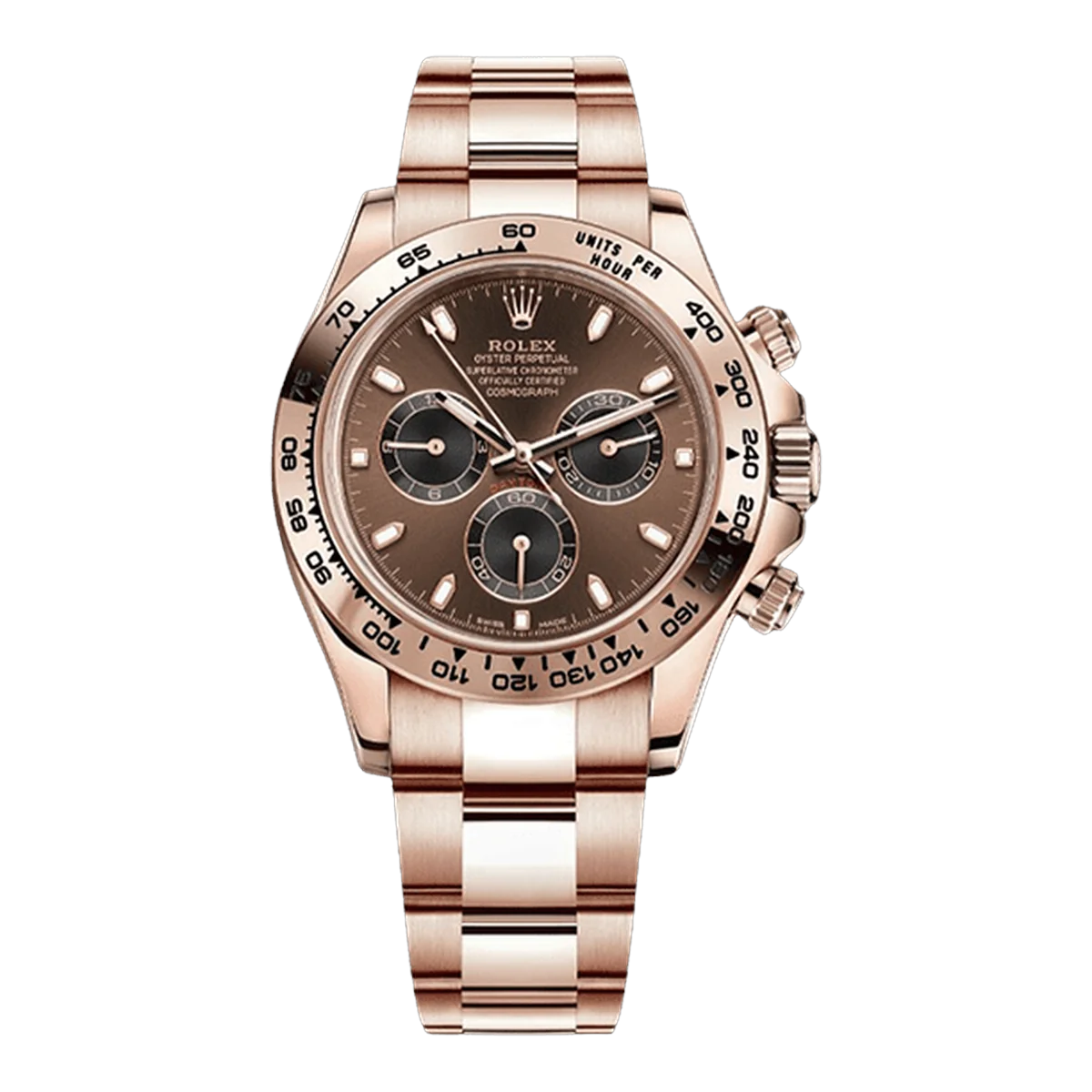 Rolex Cosmograph Daytona 116505-0013 Chocolate Dial Oyster Perpetual 40Mm 18K Rose Gold Men's Watch