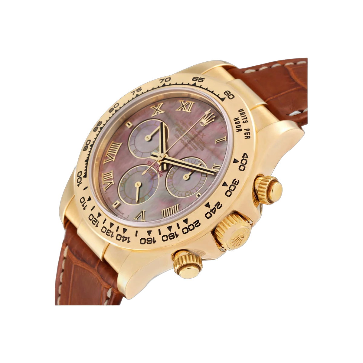 Rolex Cosmograph Daytona 116518 Yellow Gold 40mm MOP Dial Men's Watch – additional product photo 2