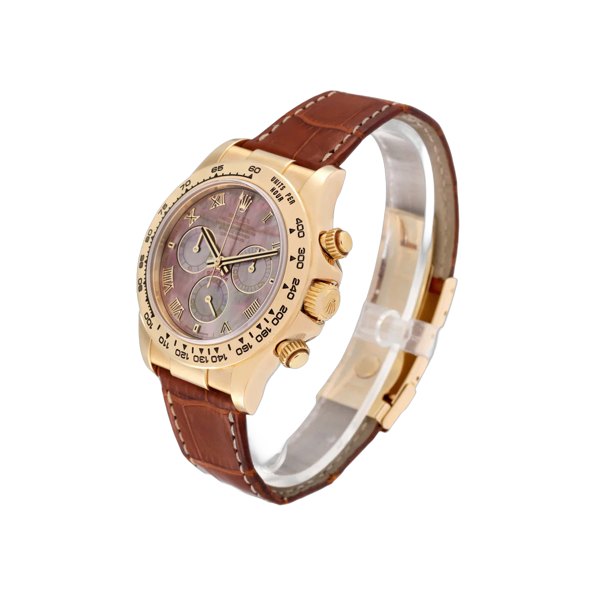 Rolex Cosmograph Daytona 116518 Yellow Gold 40mm MOP Dial Men's Watch – additional product photo 4