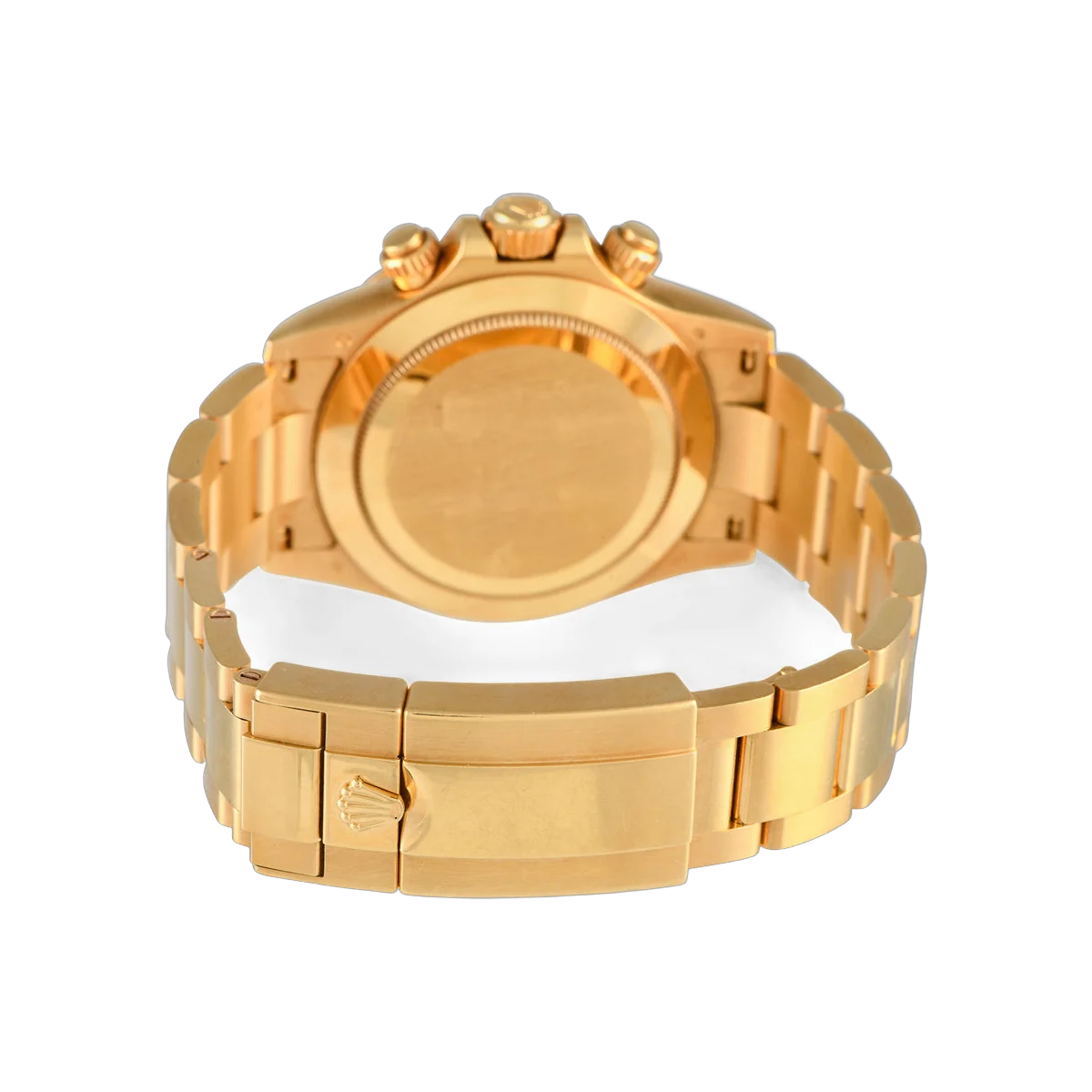Rolex Cosmograph Daytona 116568BR Yellow Gold 40mm Baguette Diamond Bezel & Champagne Dial Men's Watch – additional product photo 4