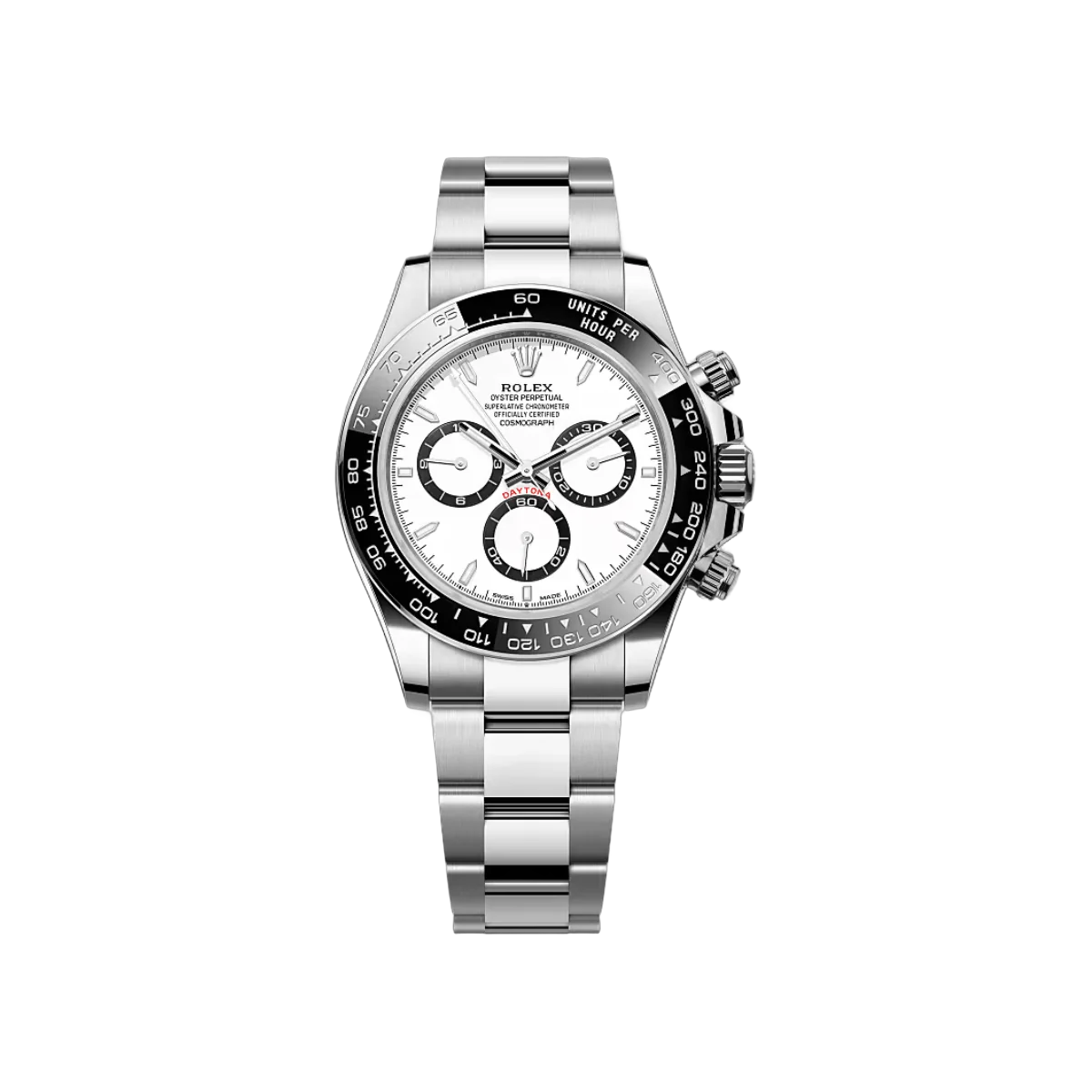 Rolex Cosmograph Daytona 126500LN-0001 Oyestersteel Automatic White Panda Index Dial
