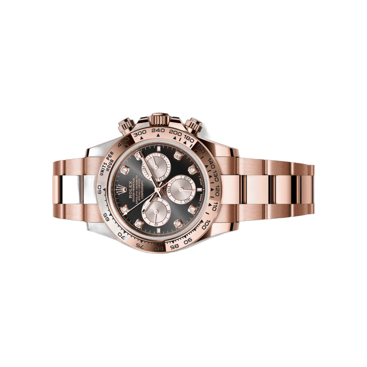 Rolex Cosmograph Daytona 126505-0002 Rose Gold With Diamonds Black Dial – additional product photo 2