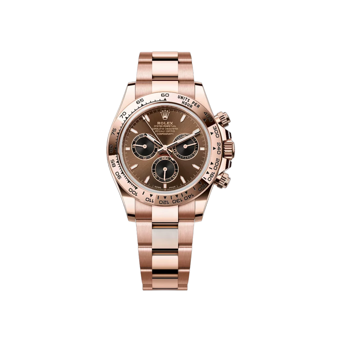 Rolex Cosmograph Daytona 126505-0005 Rose Gold 40mm Chocolate Dial Men's Watch
