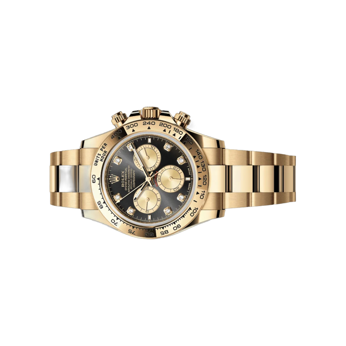 Rolex Cosmograph Daytona 126508-0003 Yellow Gold Fixed Bezel Black Diamond Dial – additional product photo 5